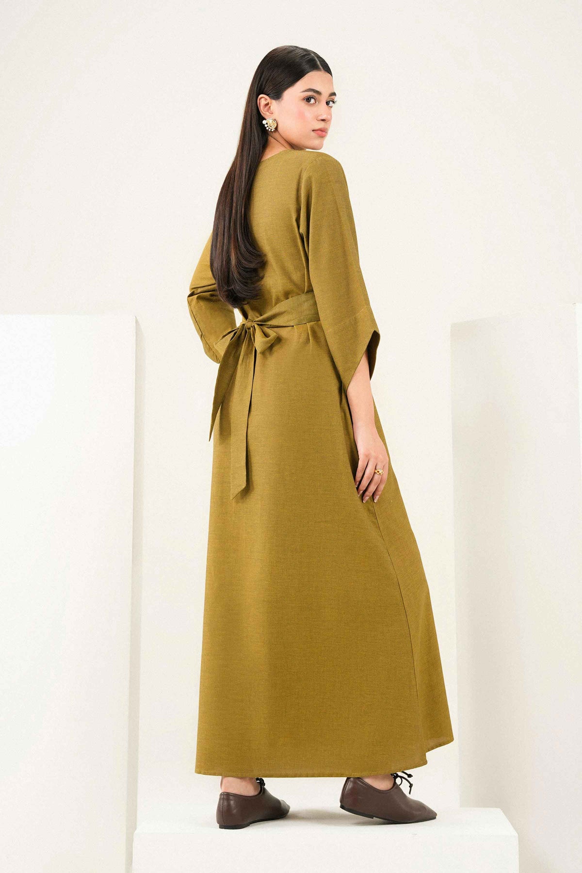 Nishat UK - Yellow Solids Dobby 1 Piece ready to wear