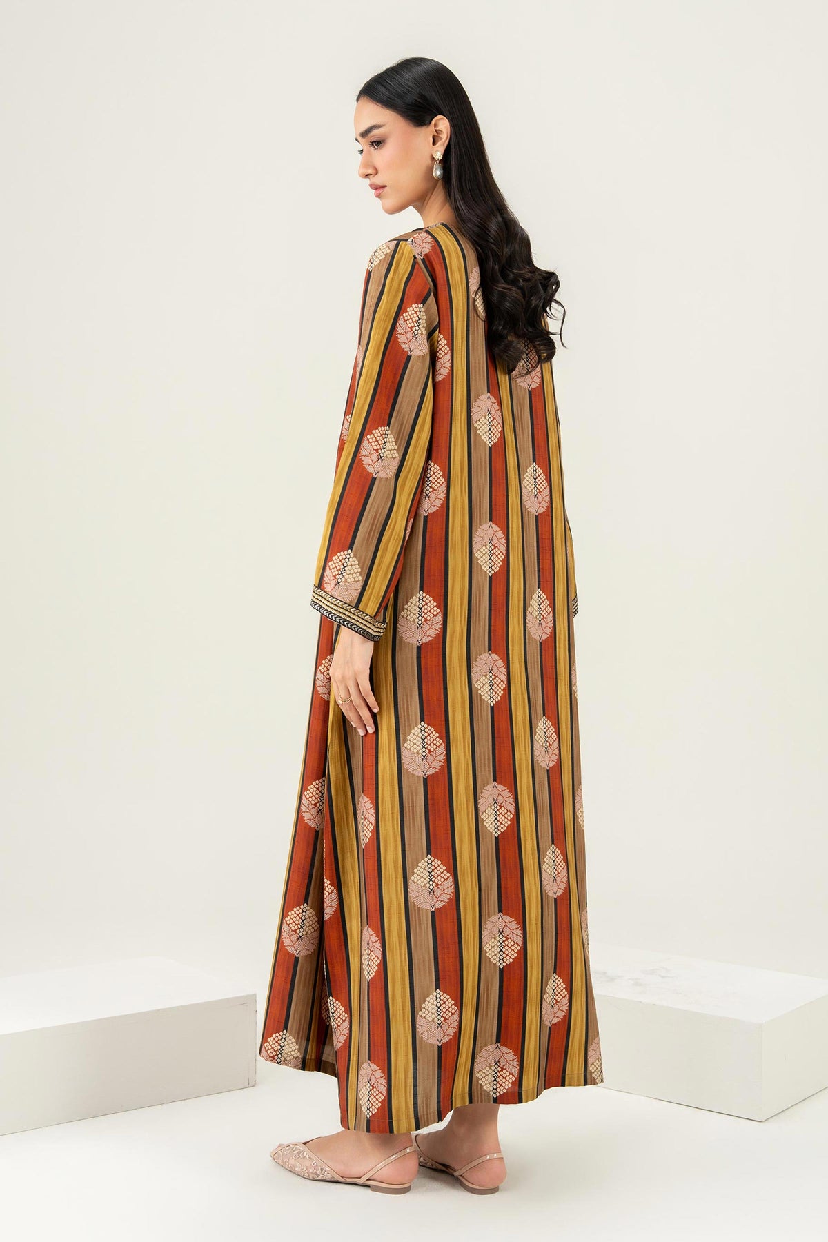 Nishat UK - Yellow Embroidered Dobby 1 Piece ready to wear