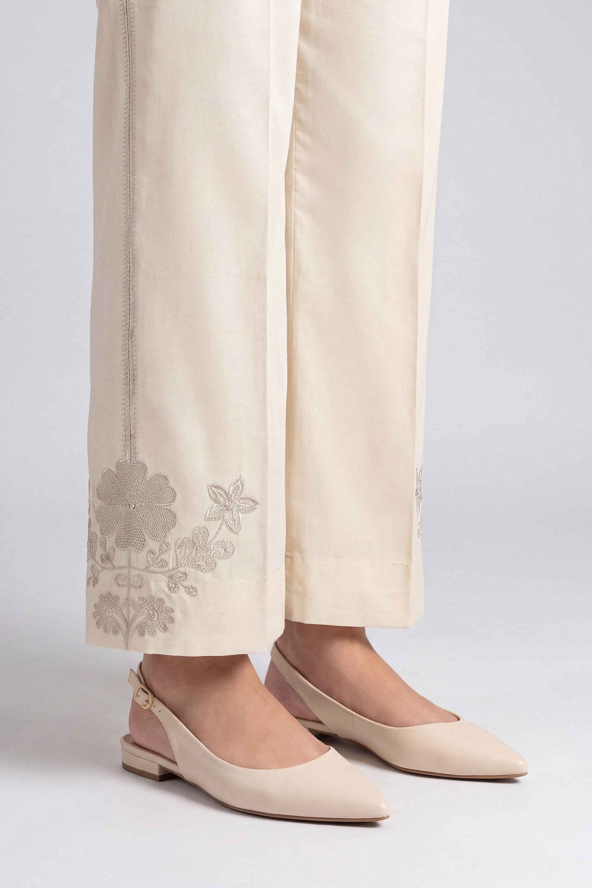 Nishat UK - Beige Embroidered Cambric 1 Piece ready to wear