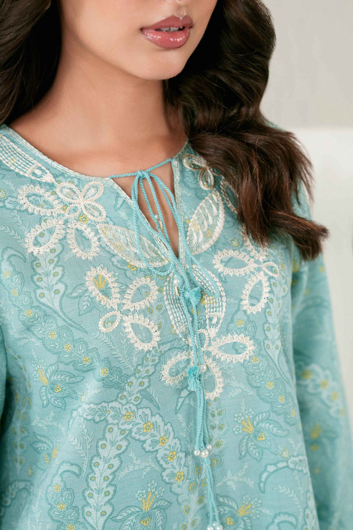 Nishat UK - Green Embroidered Khaddar 2 Pieces ready to wear