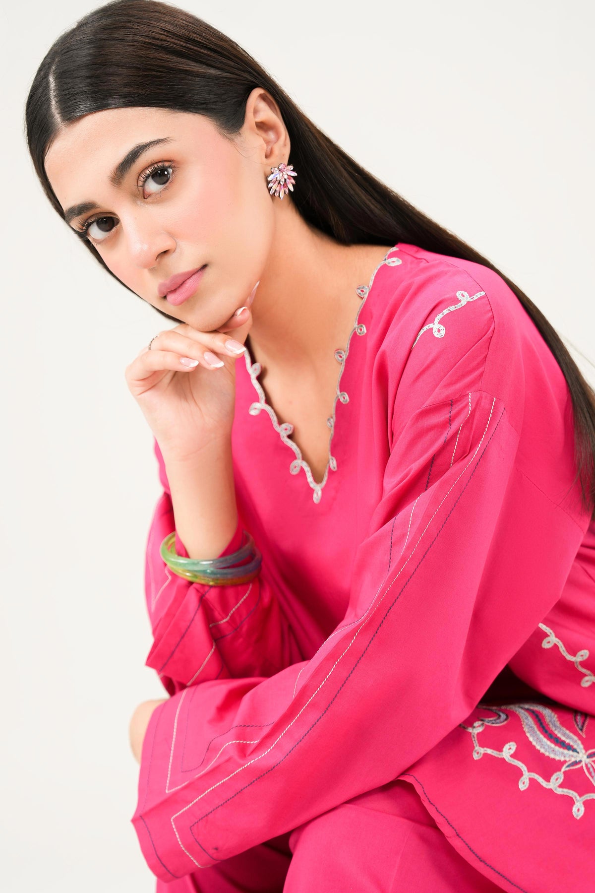 2 Piece - Embroidered Suit - ST2STE-PRET26WV2-4 for Women - Pret Collection | Nishat | Shop Online