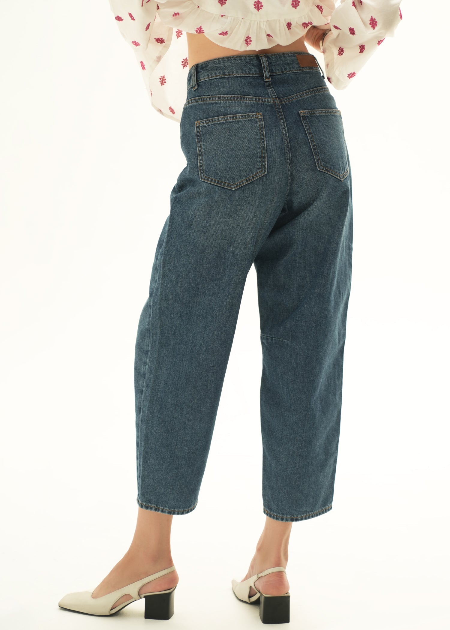 NishatUK - Mid Blue Solids Cotton 1-piece ready to wear Denim