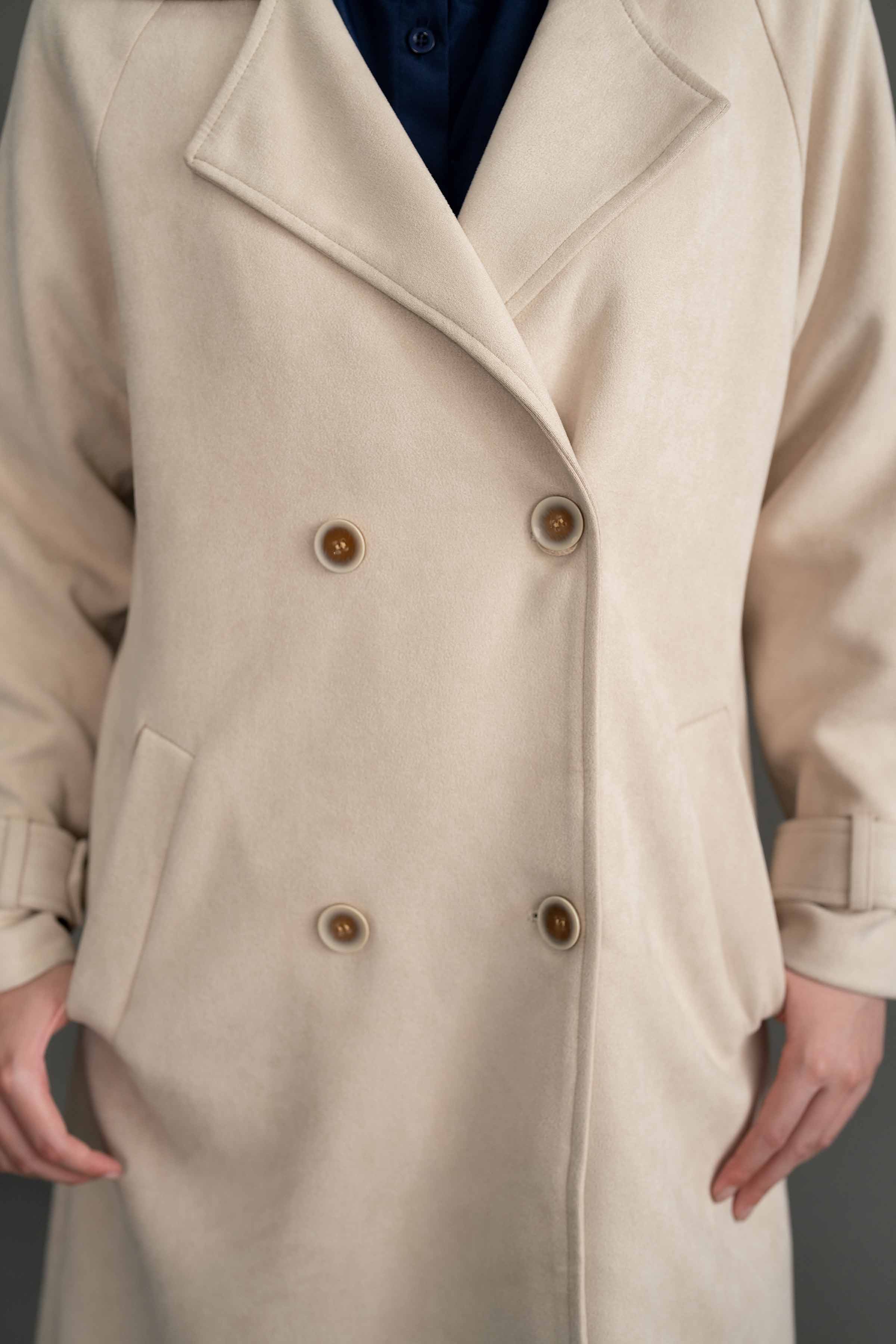 NishatUK - Brown Solids Soft Cozy and Durable 1-piece ready to wear Coat