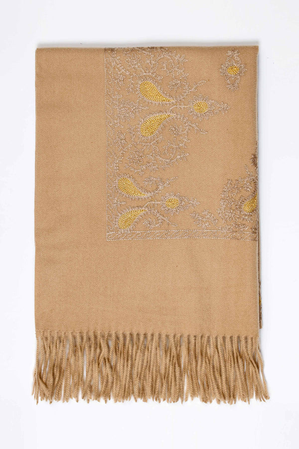 Camel Women Shawl-439972129