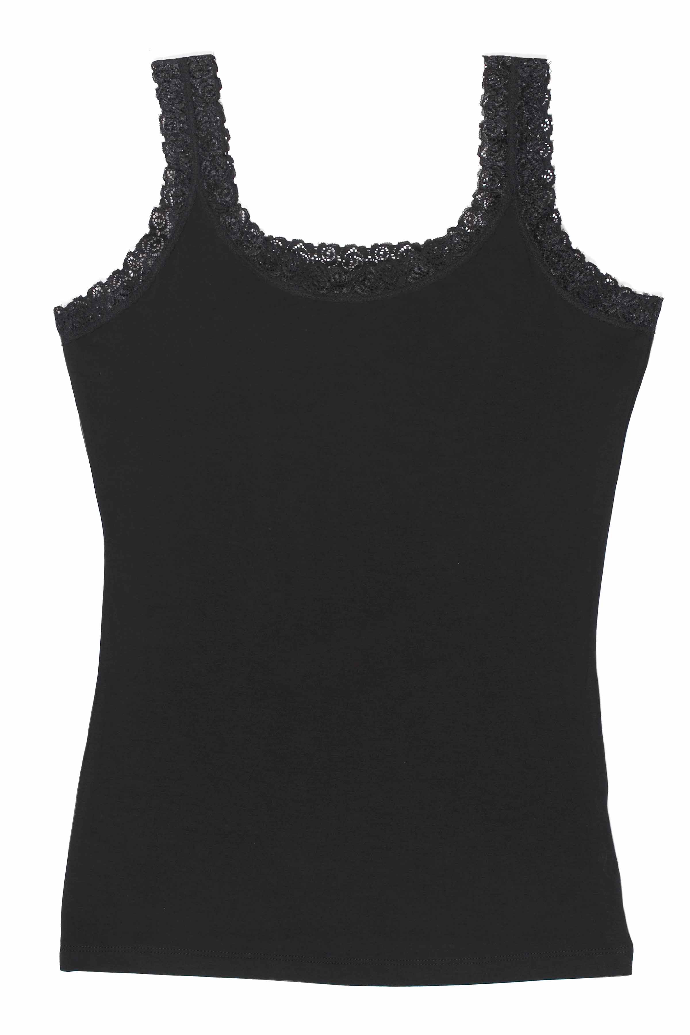 NishatUK - Black Solids Cotton 1-piece ready to wear Camisole
