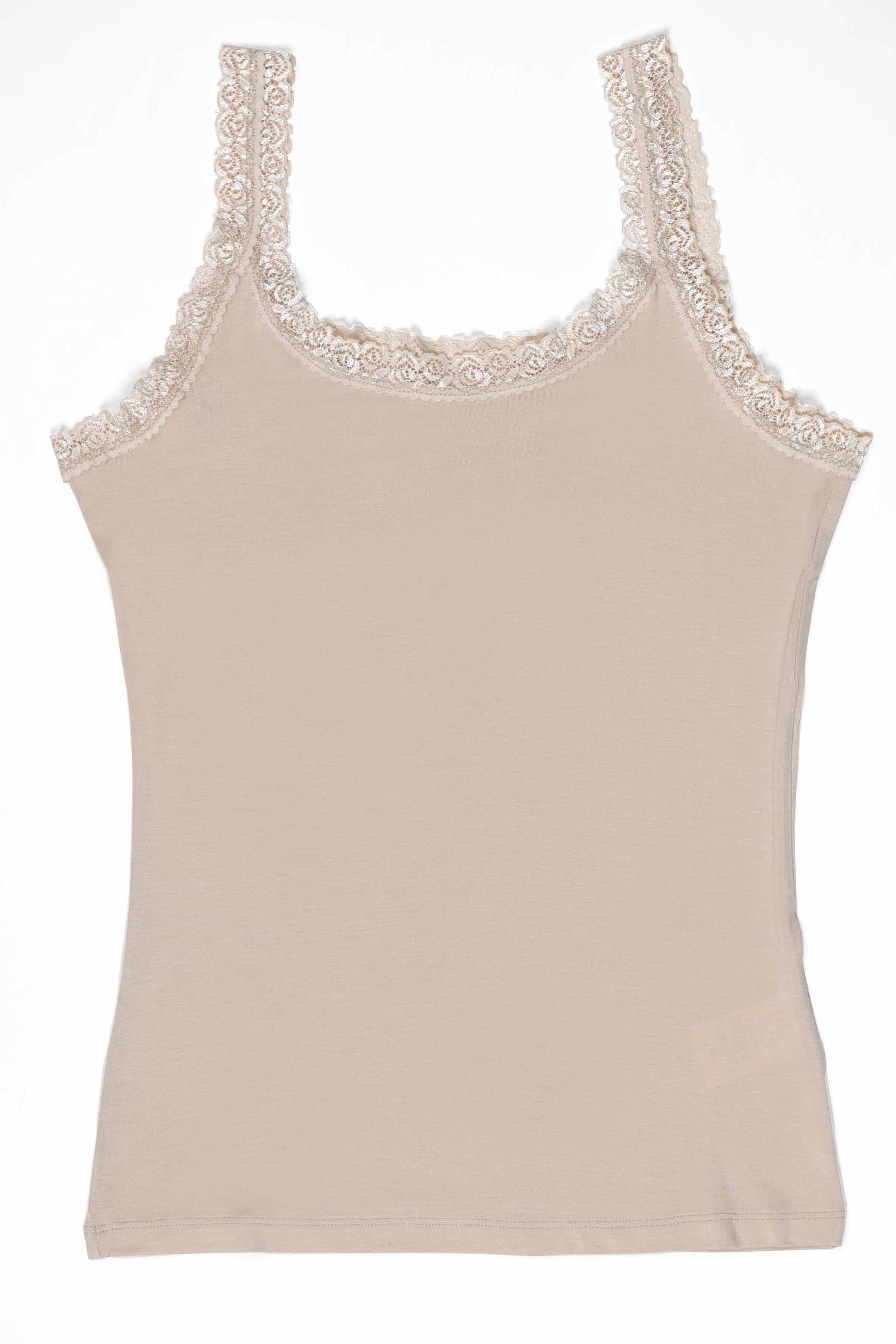NishatUK - Beige Solids Cotton 1-piece ready to wear Camisole