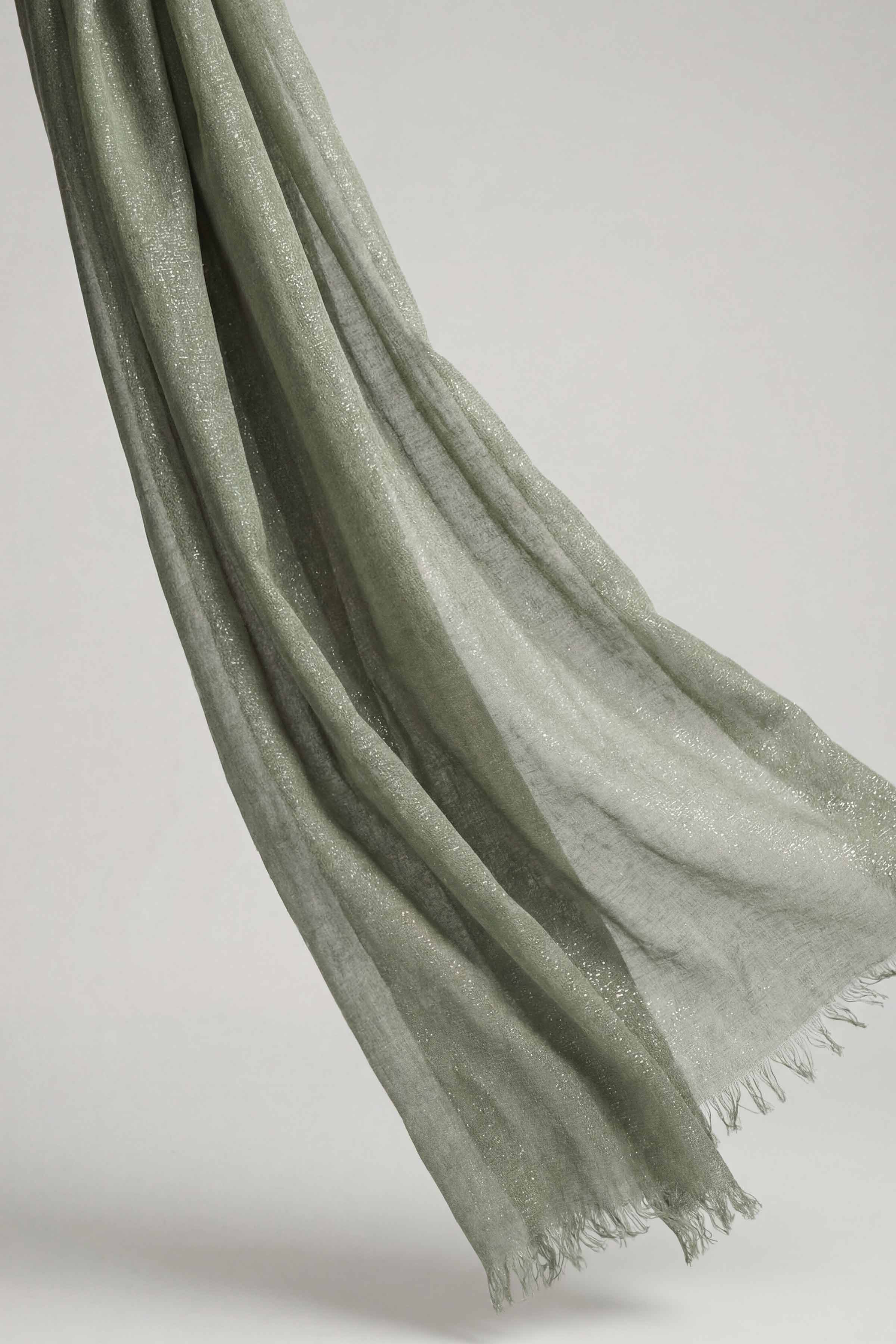 Green Women Scarf-443432104