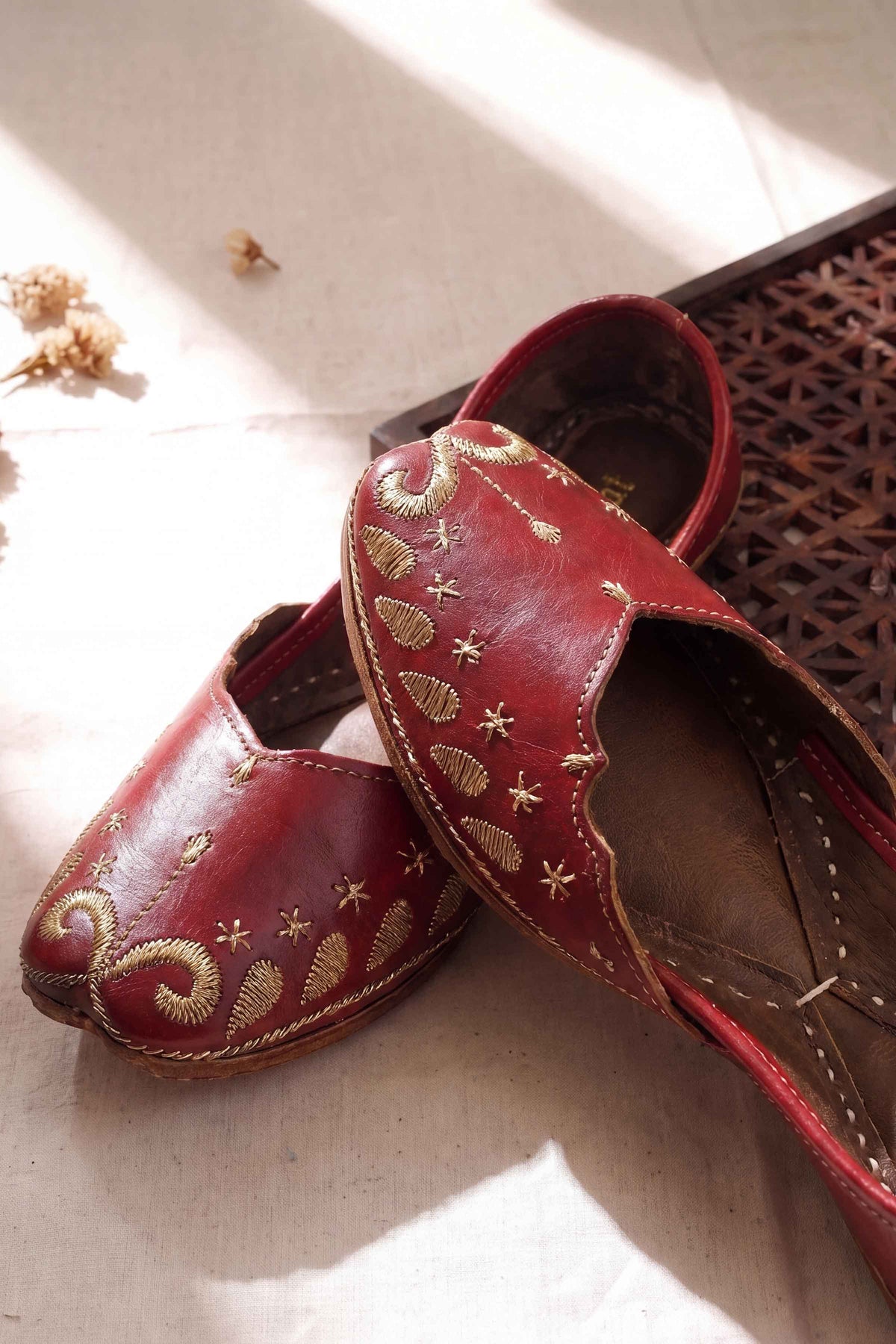Maroon Khussa-1718213722 - for Women - Shoes Collection | Nishat UK | Shop Online