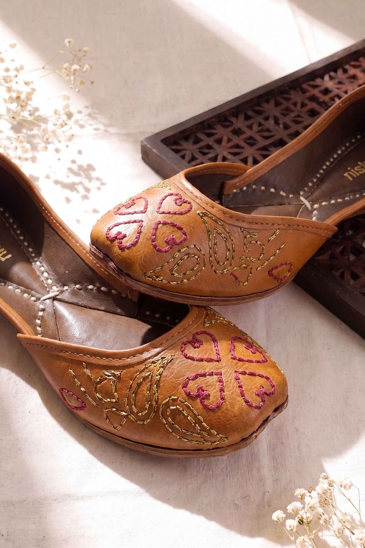 Brown Khussa-1718243713 - for Women - Shoes Collection | Nishat UK | Shop Online