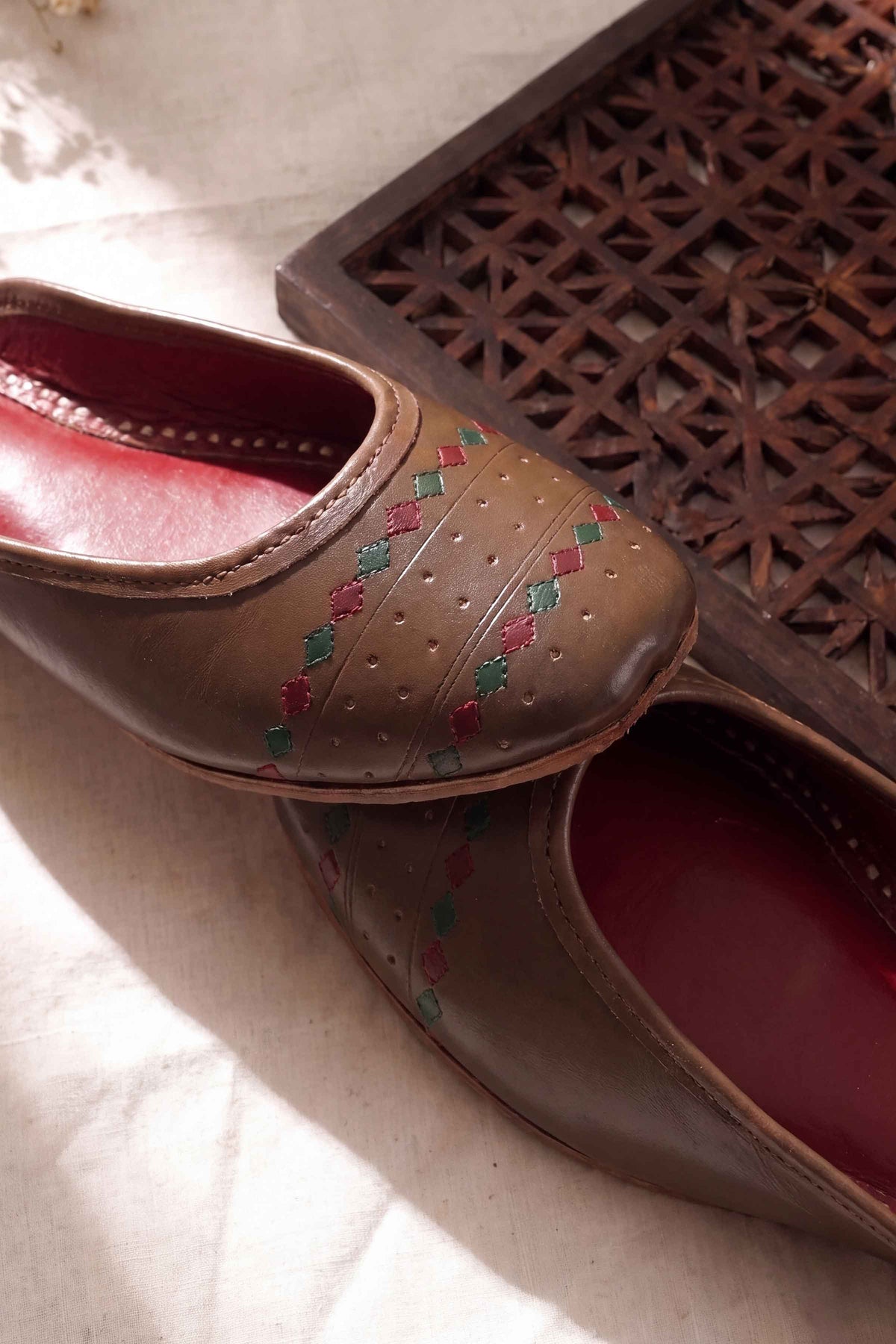 Brown Khussa-1718243713 - for Women - Shoes Collection | Nishat UK | Shop Online