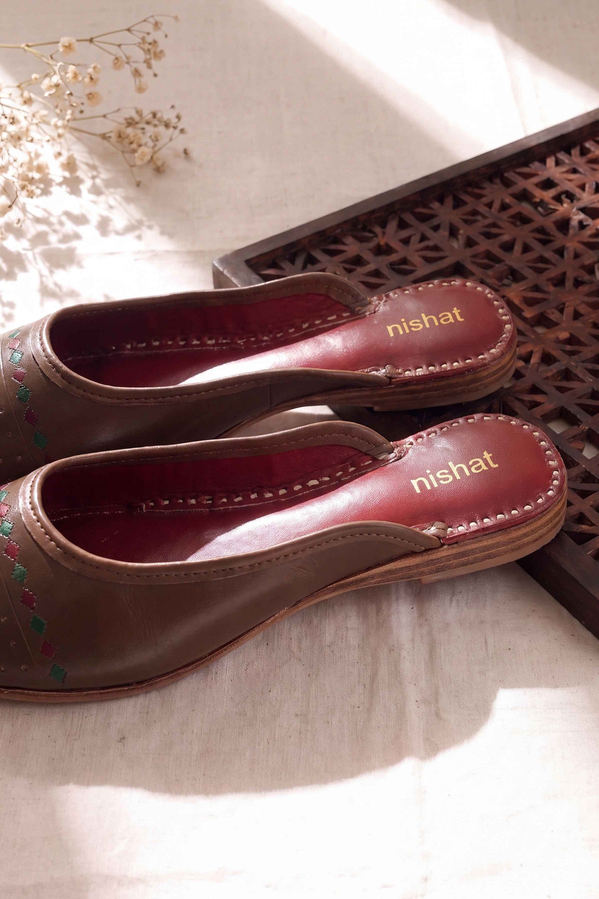 Brown Khussa-1718243713 - for Women - Shoes Collection | Nishat UK | Shop Online