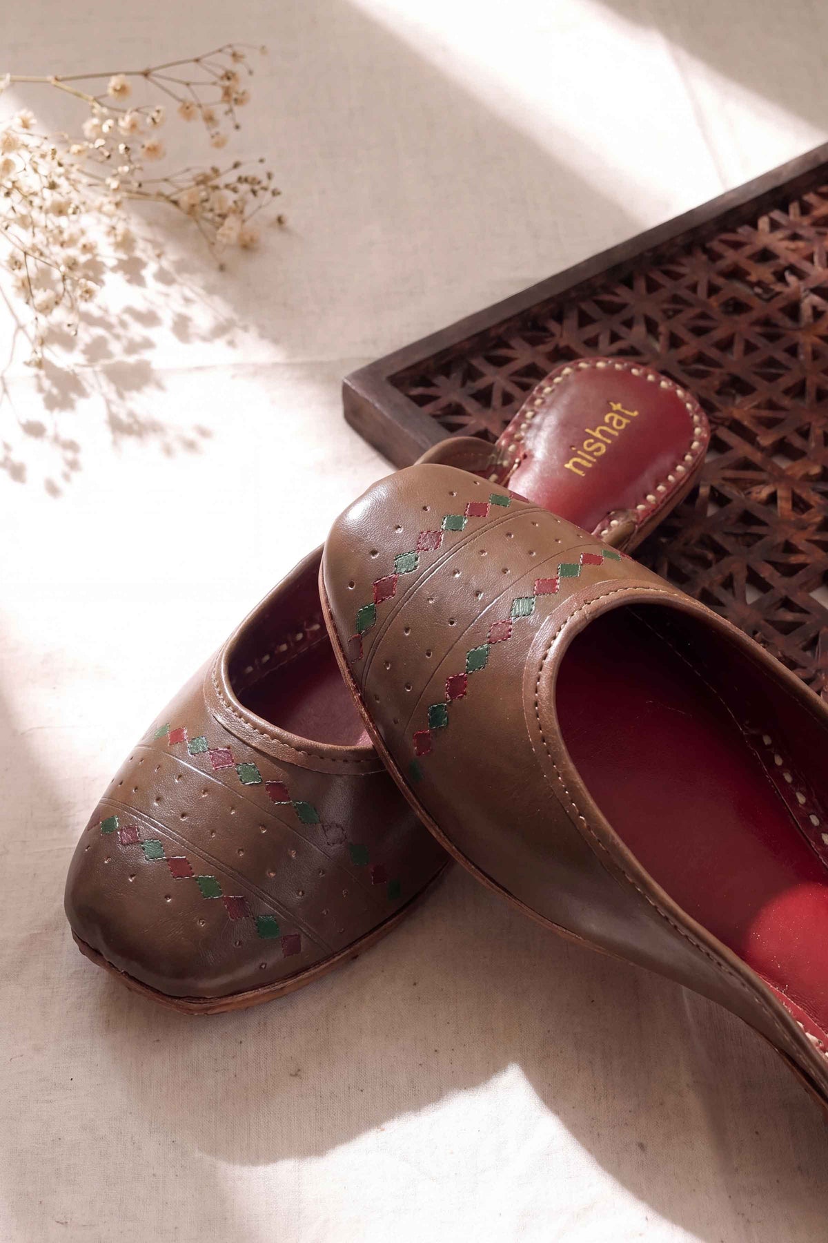 Brown Khussa-1718243713 - for Women - Shoes Collection | Nishat UK | Shop Online