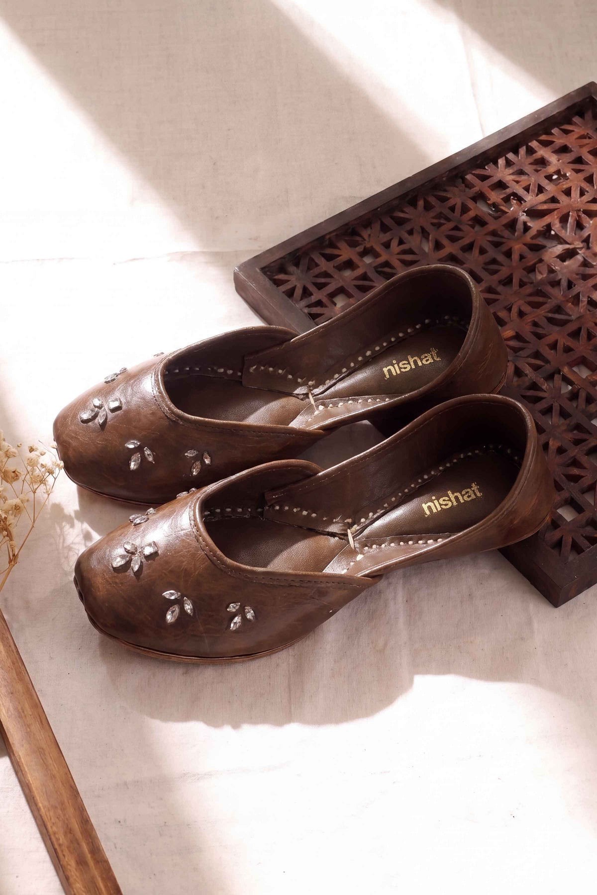 Brown Khussa-1718243713 - for Women - Shoes Collection | Nishat UK | Shop Online