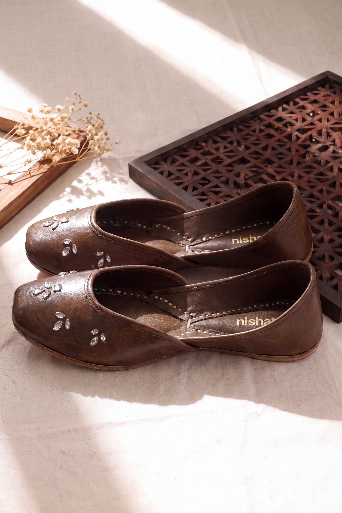 Brown Khussa-1718243713 - for Women - Shoes Collection | Nishat UK | Shop Online