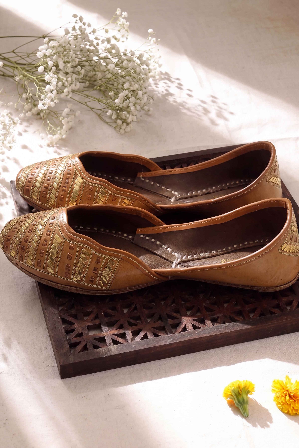 Beige Khussa-1718293718 - for Women - Shoes Collection | Nishat UK | Shop Online