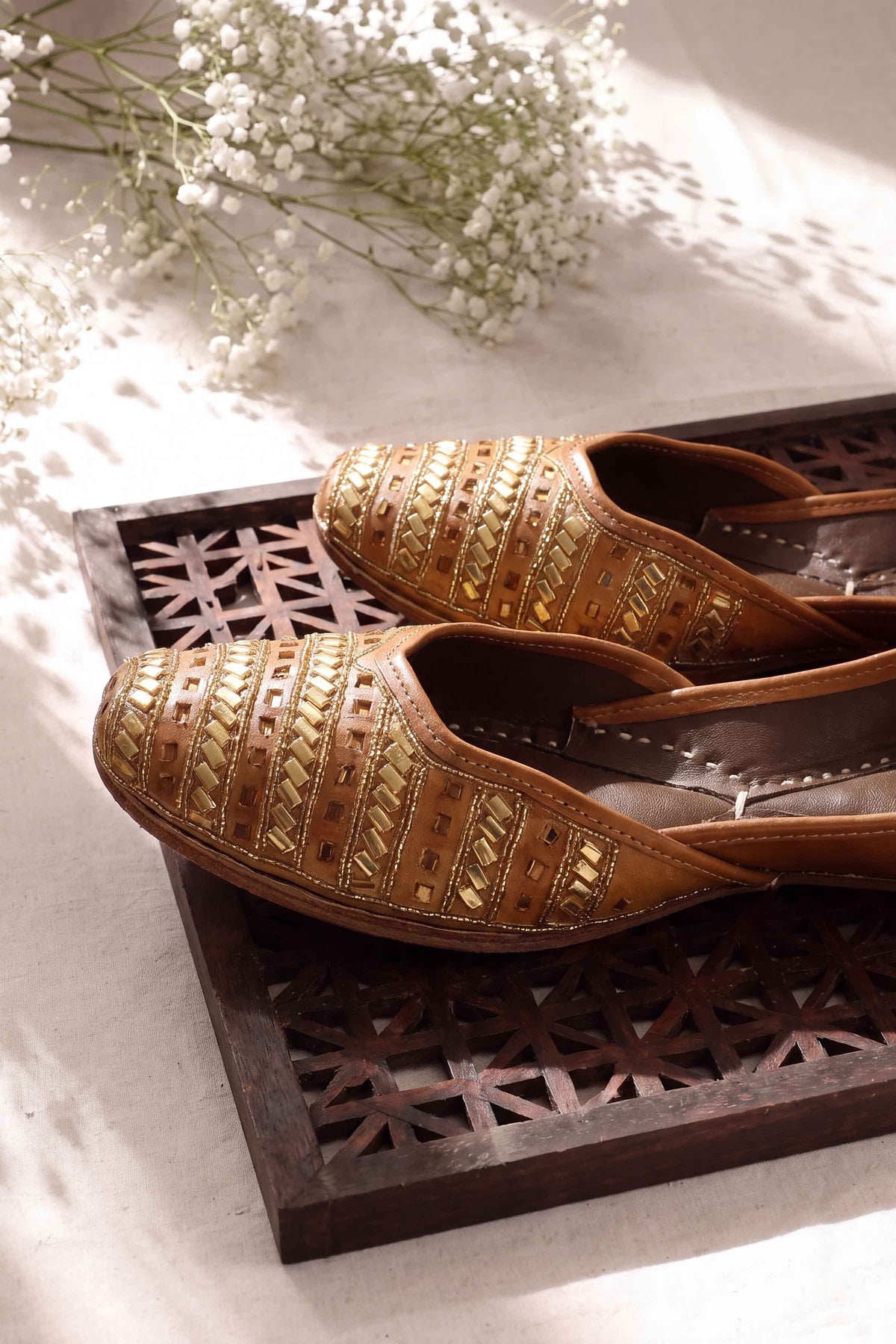 Beige Khussa-1718293718 - for Women - Shoes Collection | Nishat UK | Shop Online