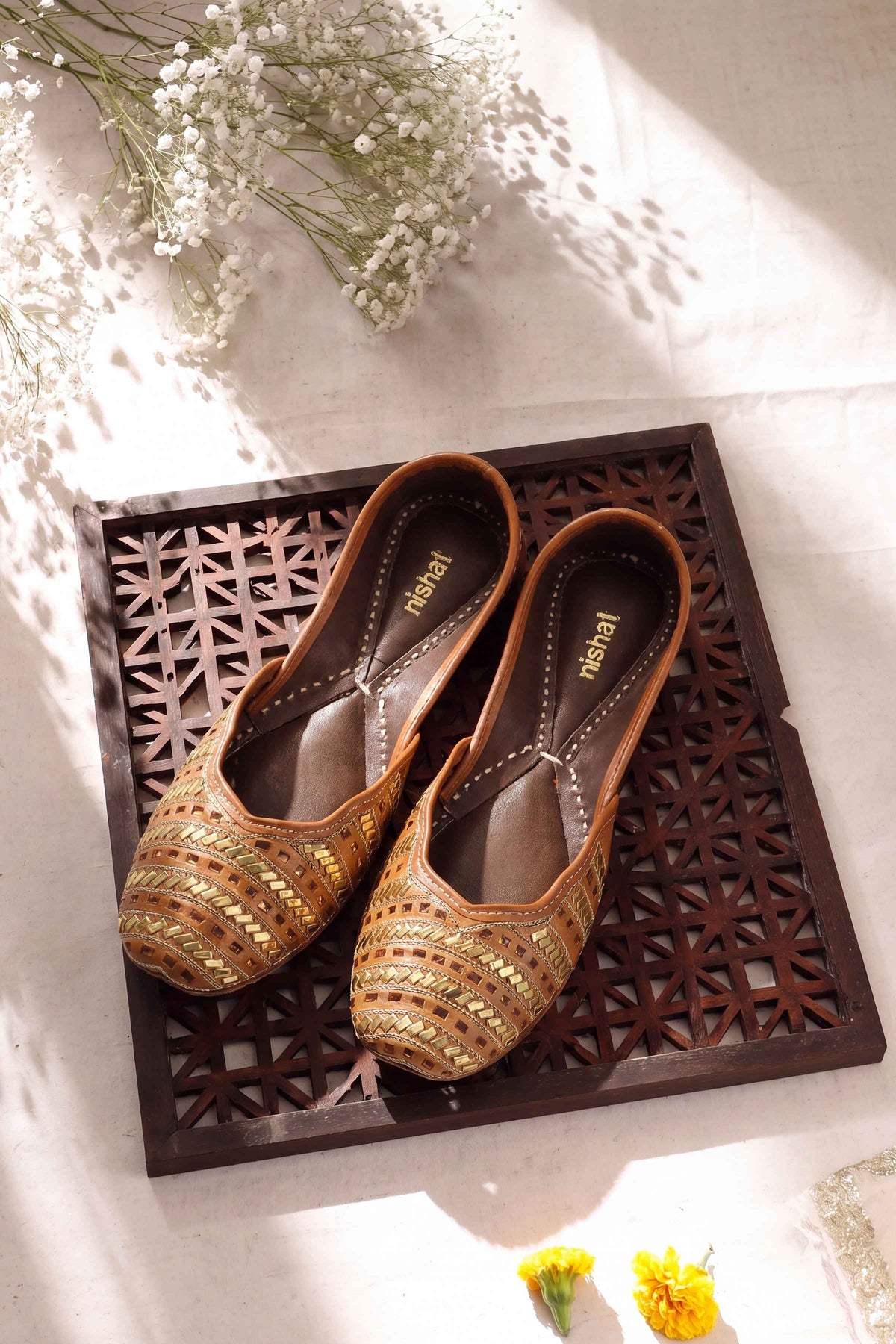 Beige Khussa-1718293718 - for Women - Shoes Collection | Nishat UK | Shop Online