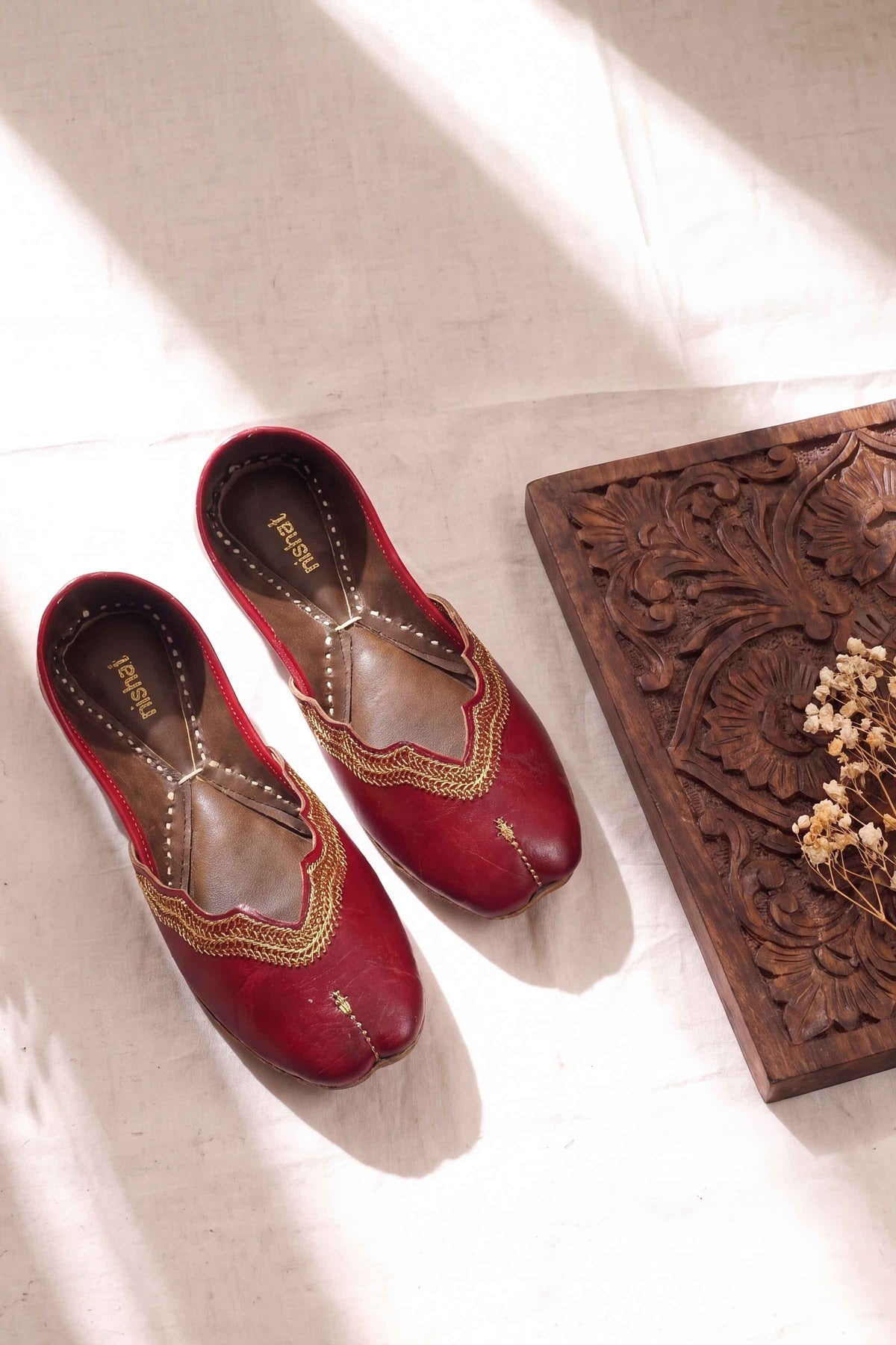 Maroon Khussa-1718303722 - for Women - Shoes Collection | Nishat UK | Shop Online