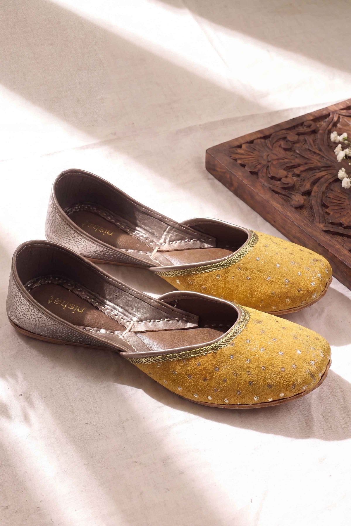 Yellow Khussa-1718343702 - for Women - Shoes Collection | Nishat UK | Shop Online
