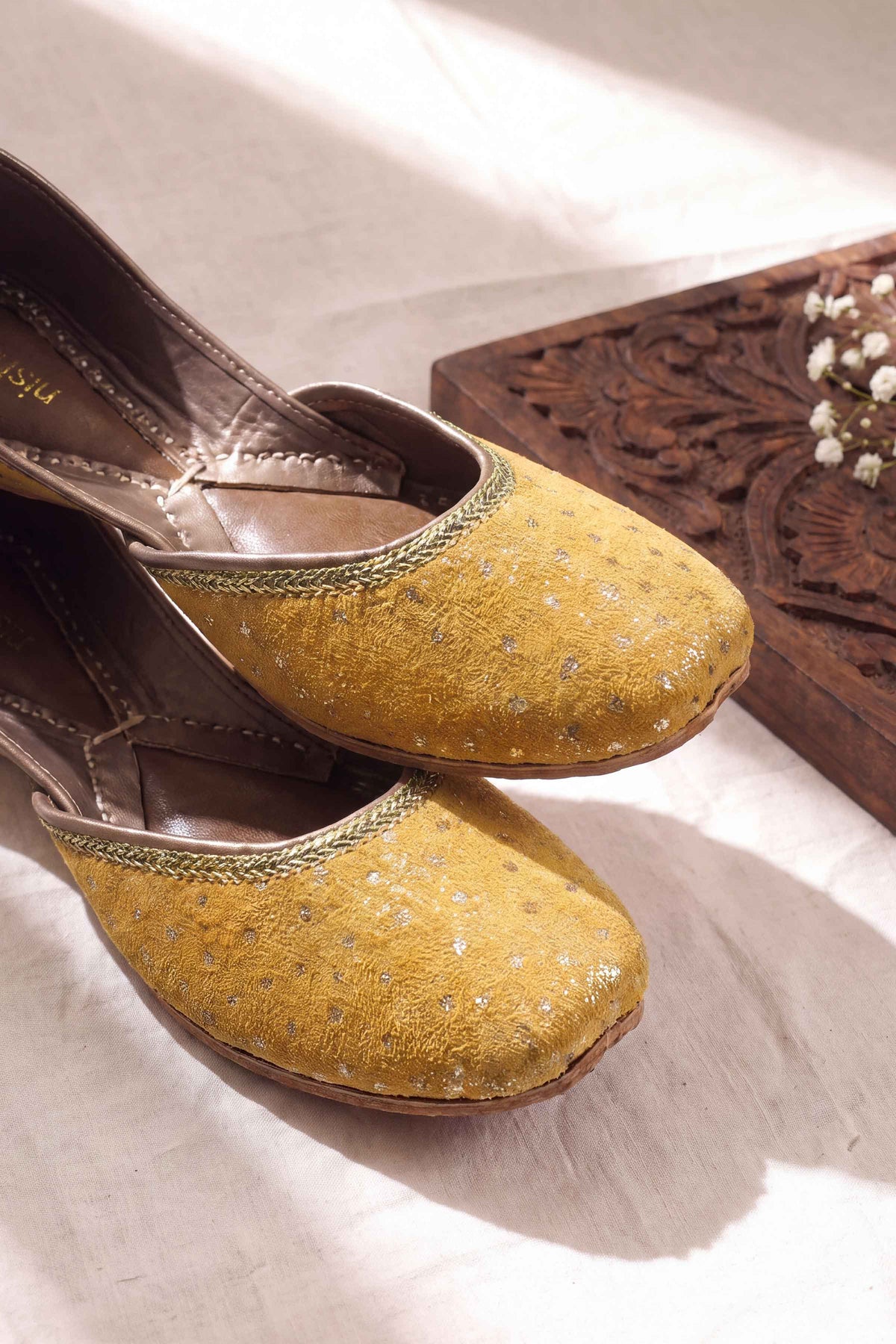 Yellow Khussa-1718343702 - for Women - Shoes Collection | Nishat UK | Shop Online