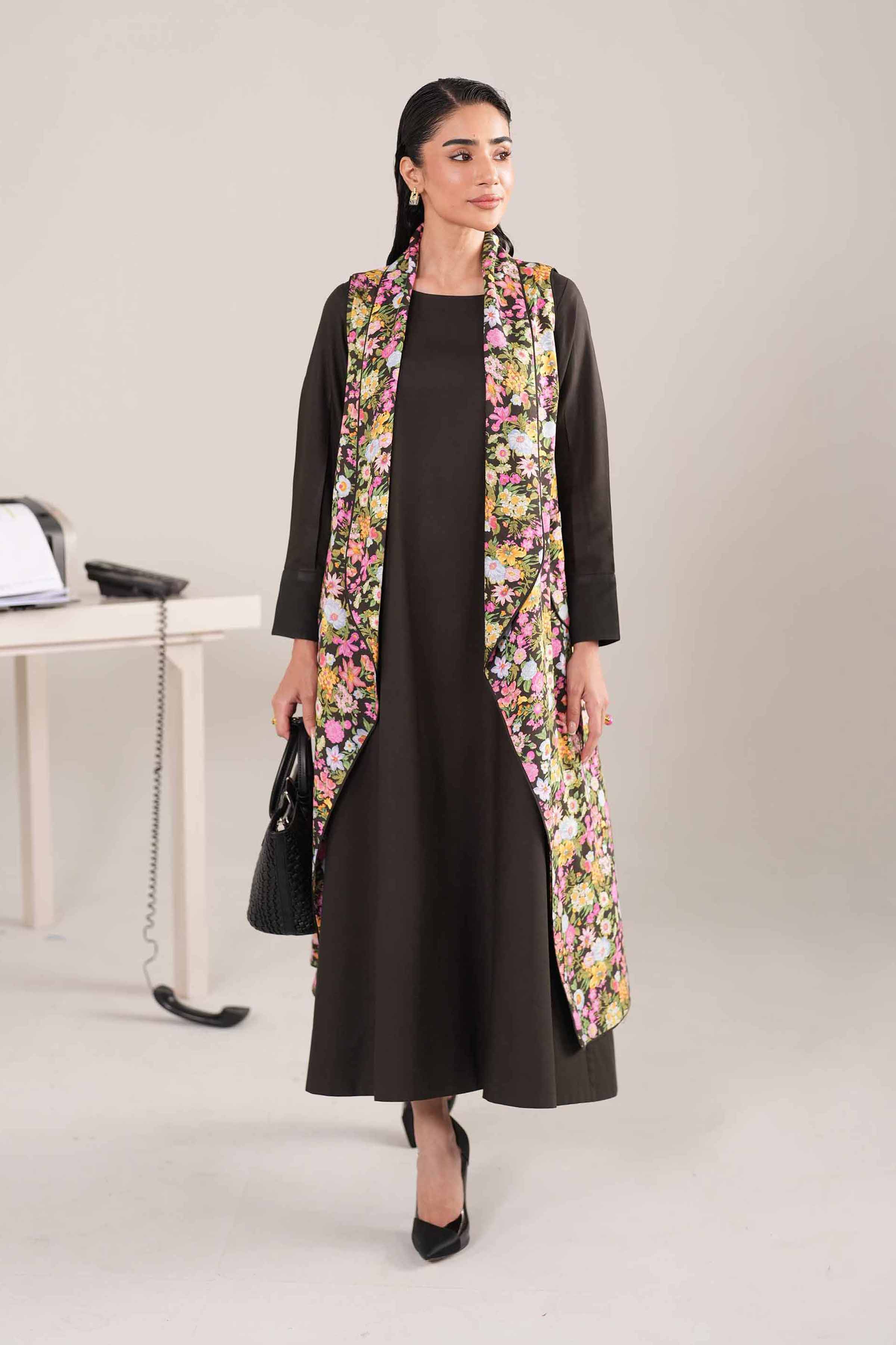 NishatUK - Multi Printed Linen 2-piece unstitched Dress