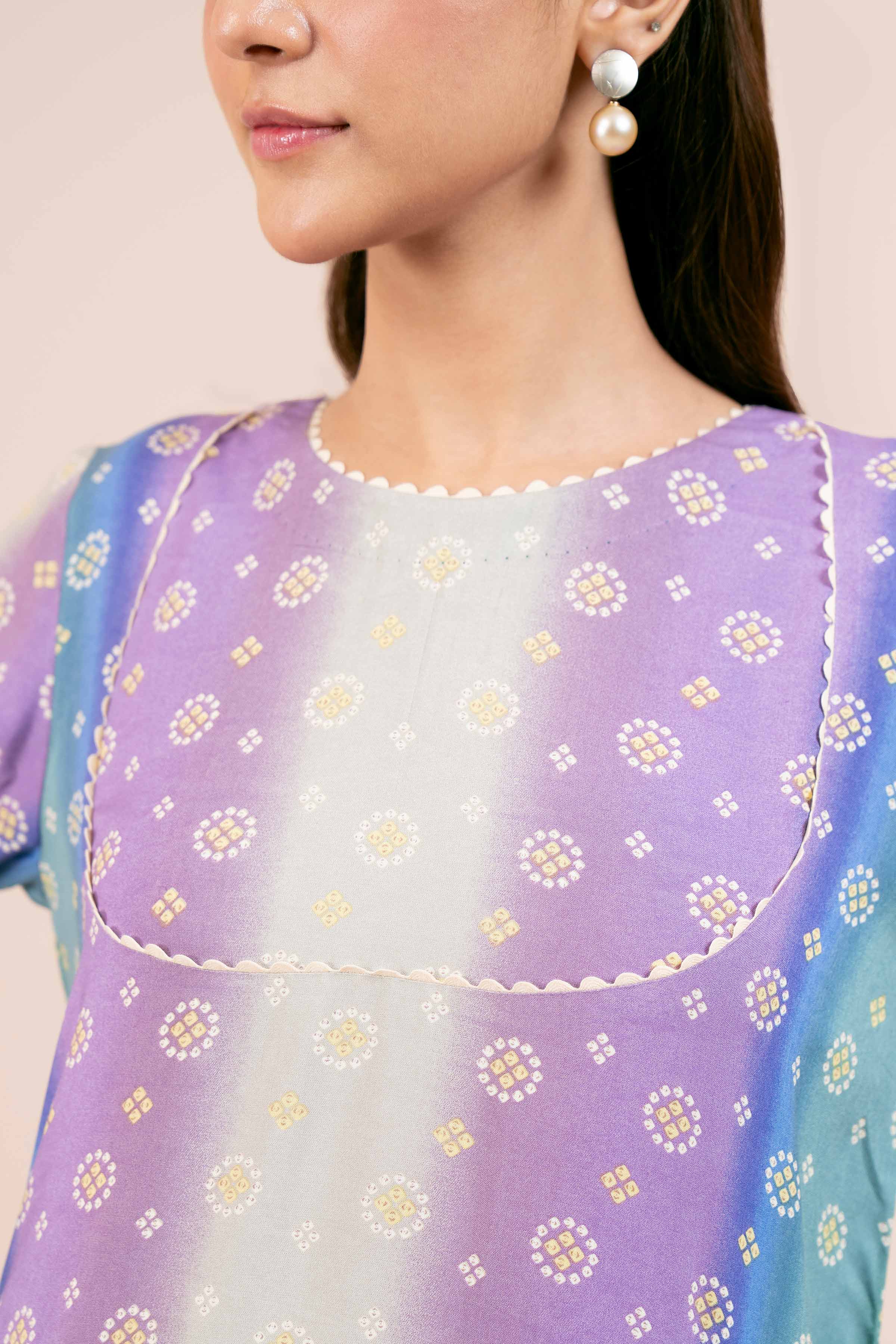 NishatUK - Multi Printed Linen 3-piece unstitched Suit