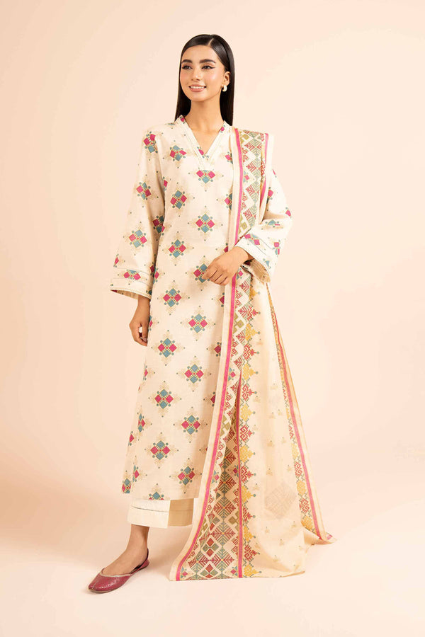 3 Piece - Printed Suit - 42404129