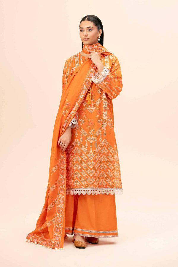 3 Piece - Paste Printed Suit - 42404580