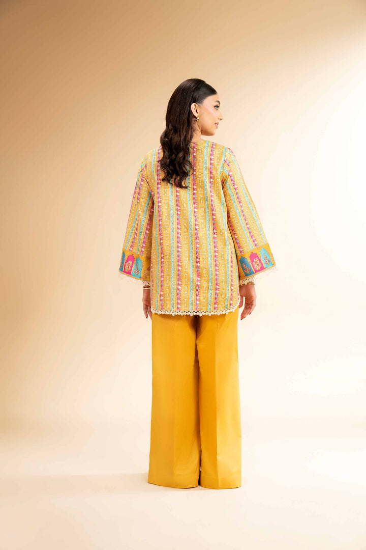 NishatUK - Yellow Printed Lawn 2-piece unstitched Dress