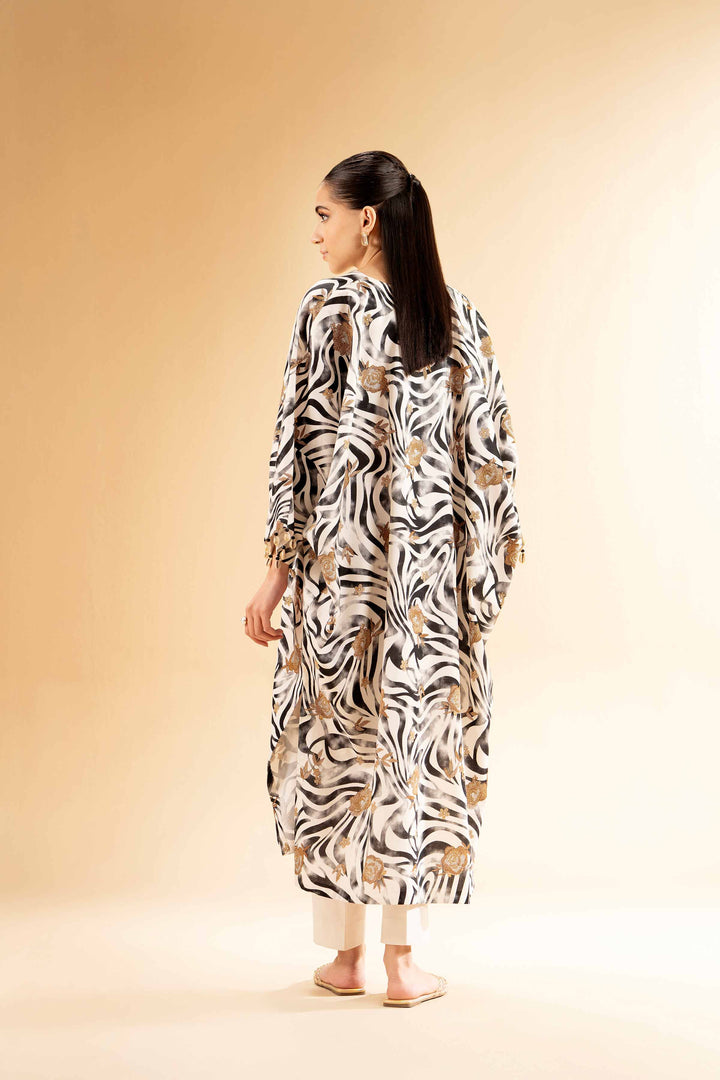 NishatUK - Black Printed Lawn 2-piece unstitched Dress
