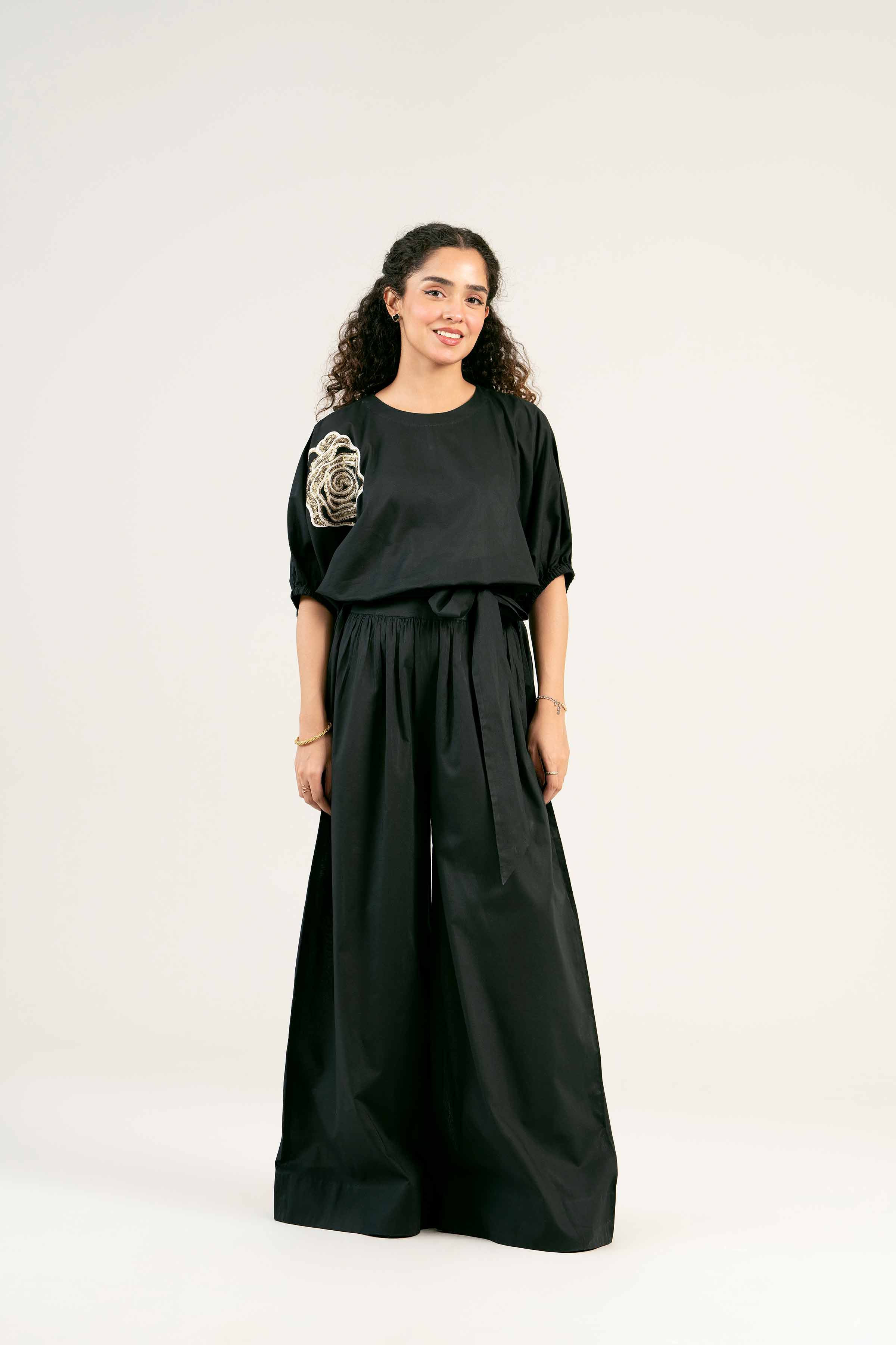 NishatUK - Brown Embroidered   Cambric 2-piece ready to wear Dress