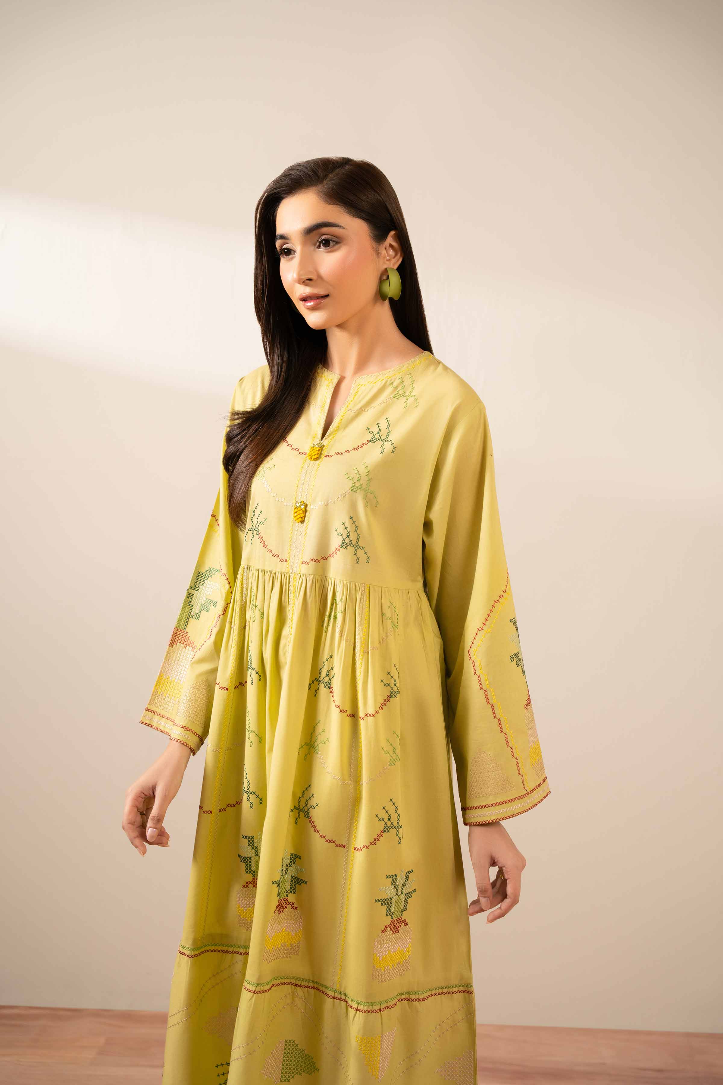 Embroidered Dress - AS25-83 for Women - Pret Collection | Nishat | Shop Online