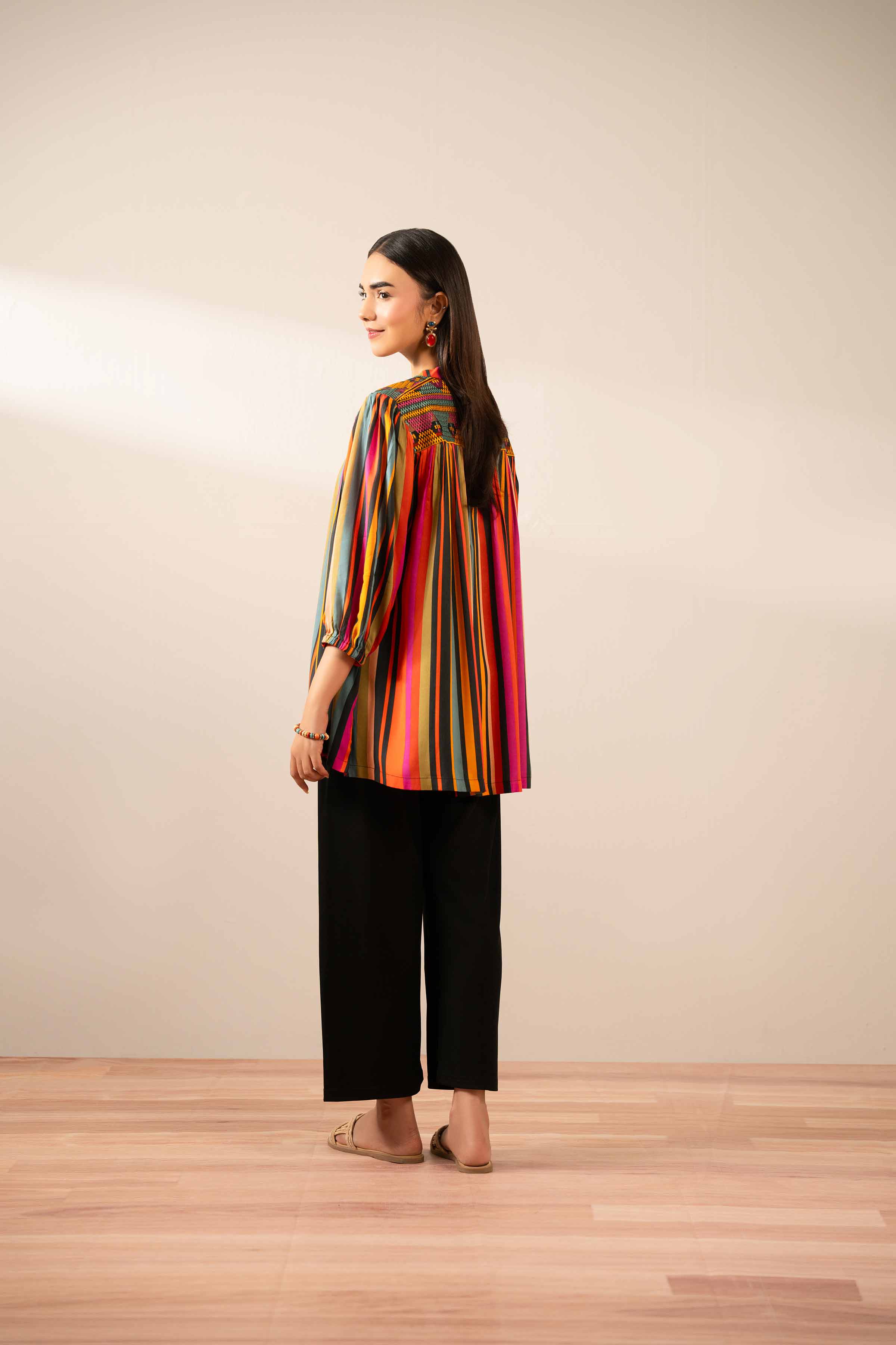 NishatUK - Multi Embroidered Lawn 1-piece ready to wear Tunic