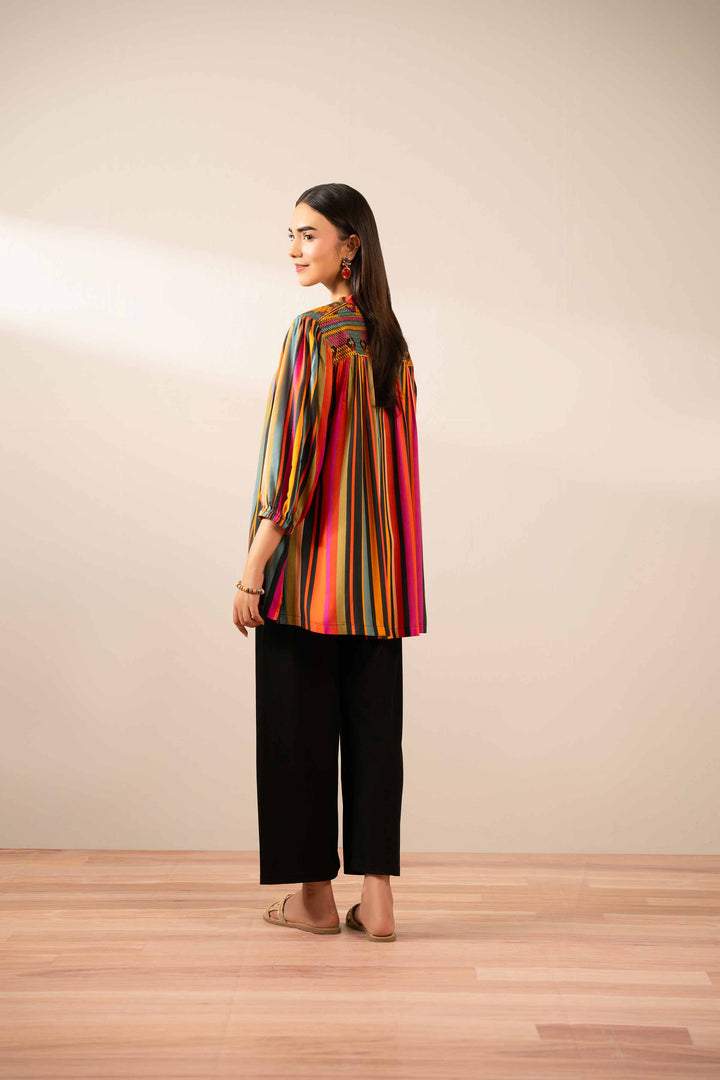1 Piece - Printed Embroidered Tunic - AS25-93 - for Women - Pret Collection | Nishat | Shop Online