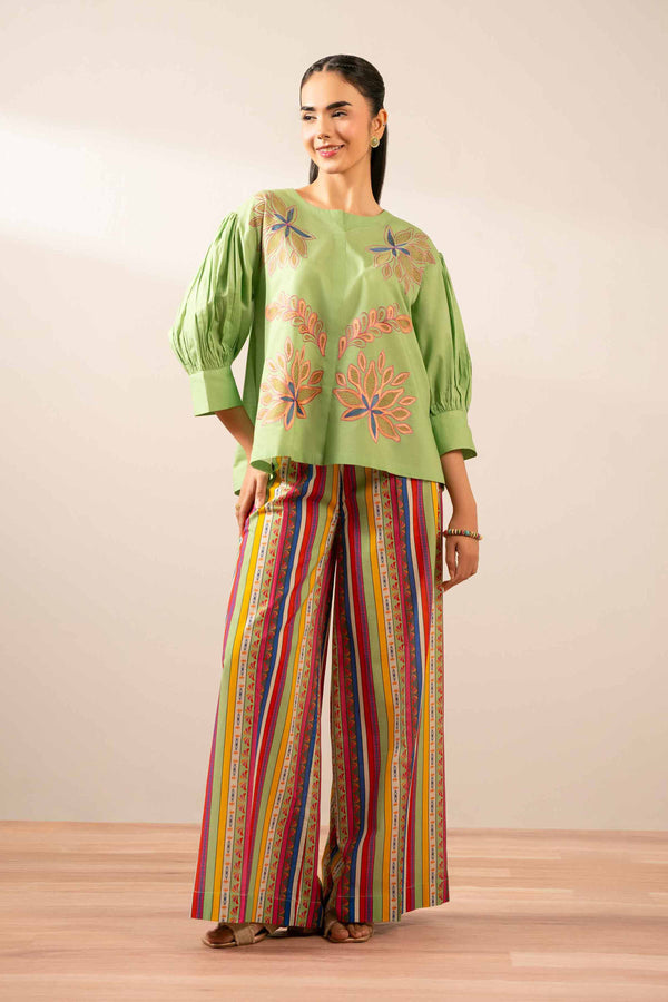 2 Piece - Printed Embroidered Suit - AS25-96 - for Women - Pret Collection | Nishat | Shop Online