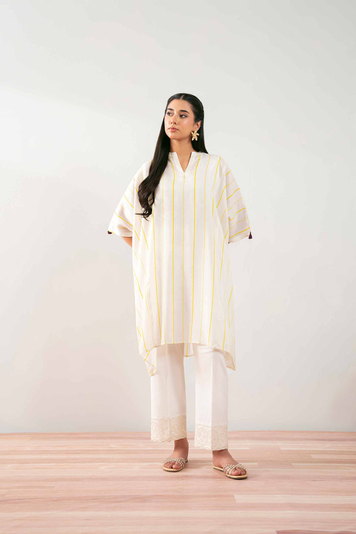 Printed Embroidered Tunic - AS25-97 for Women - Pret Collection | Nishat | Shop Online 