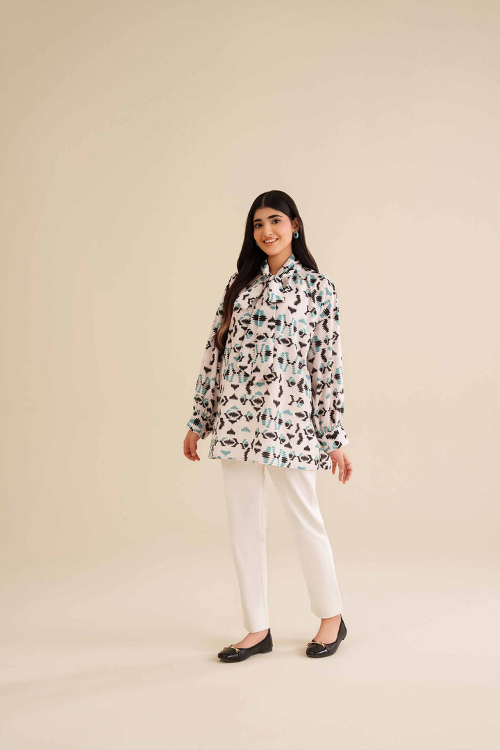 Printed Tunic - AW25-04 for Women - Pret Collection | Nishat | Shop Online