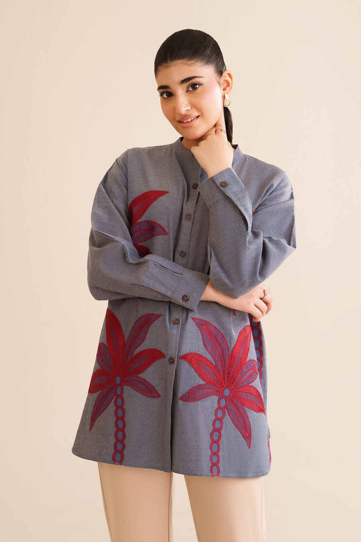Embroidered Tunic - AW25-05 for Women - Pret Collection | Nishat | Shop Online