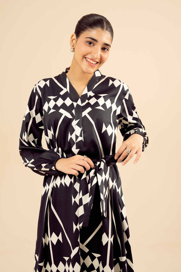 Printed Dress - AW25-20 for Women - Pret Collection | Nishat | Shop Online