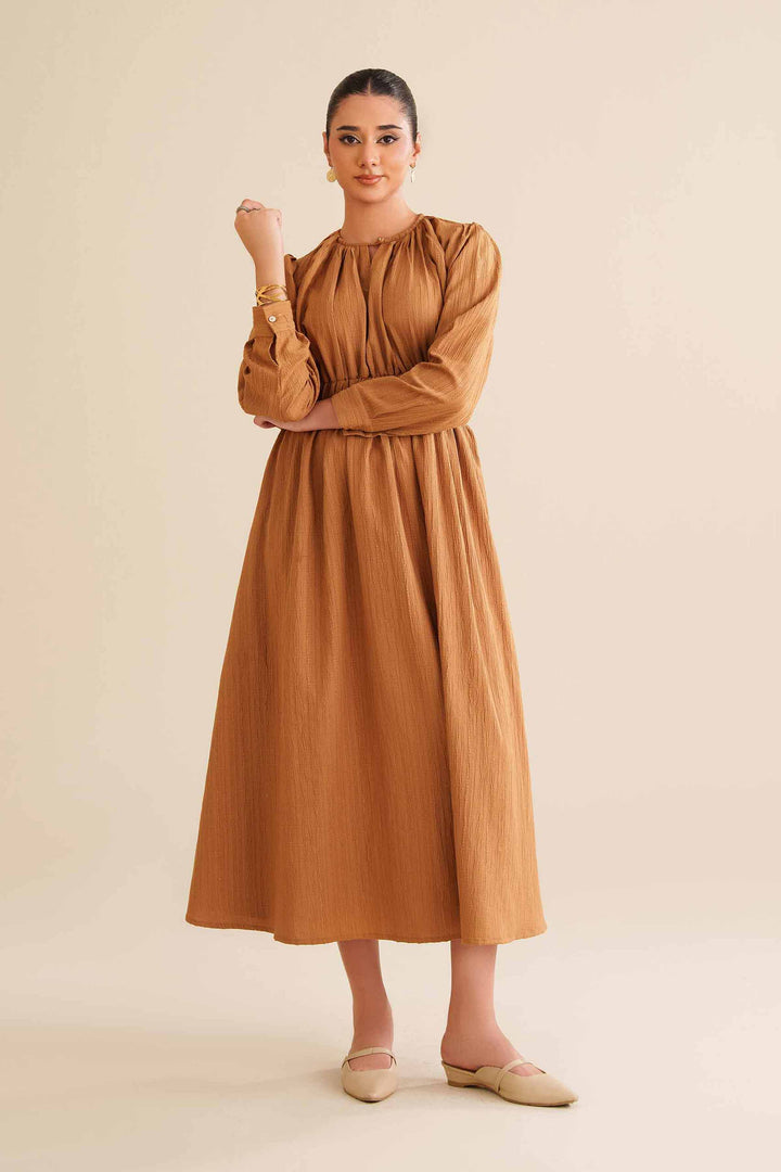 Basic Dress - AW25-23 for Women - Pret Collection | Nishat | Shop Online