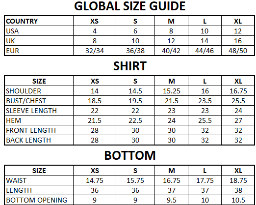 Size Guide