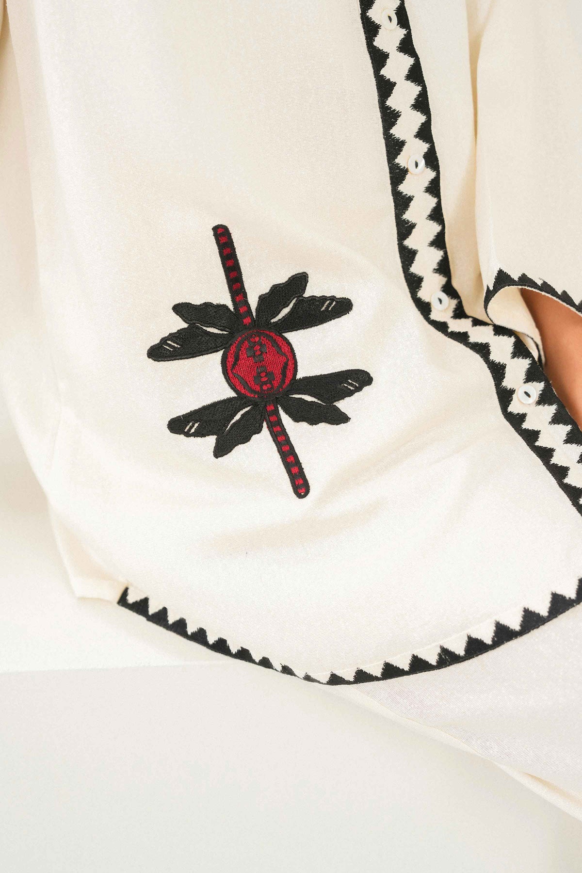 Nishat UK - Off White  Embroidered Karandi 2 Pieces ready to wear Dress