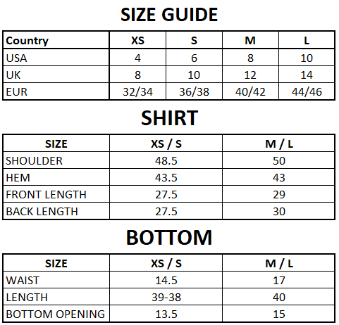 Size Guide