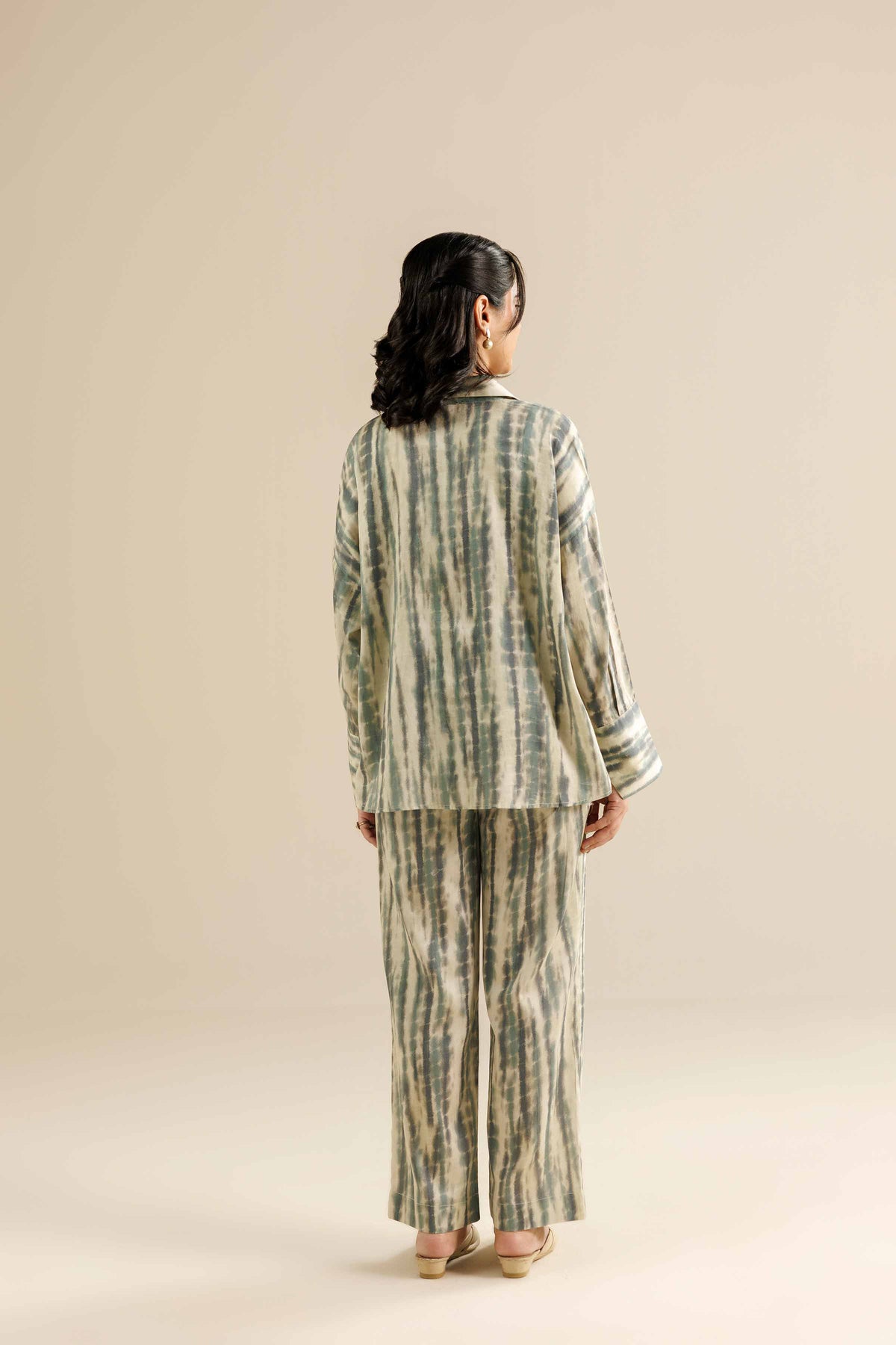 Nishat UK - Green Printed Sateen 2 Pieces ready to wear 