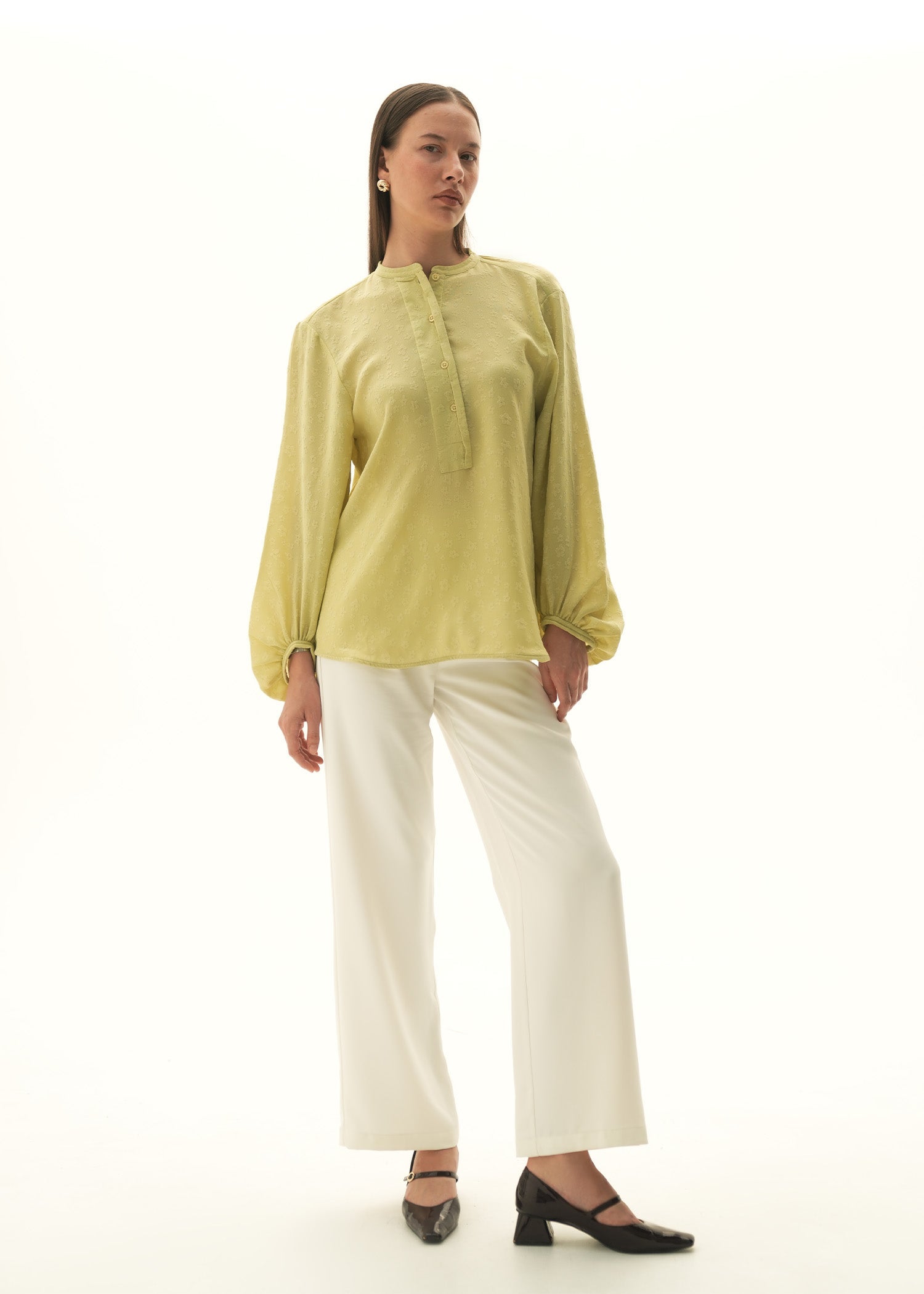 NishatUK - White Solids  Cotton 1-piece ready to wear Trouser