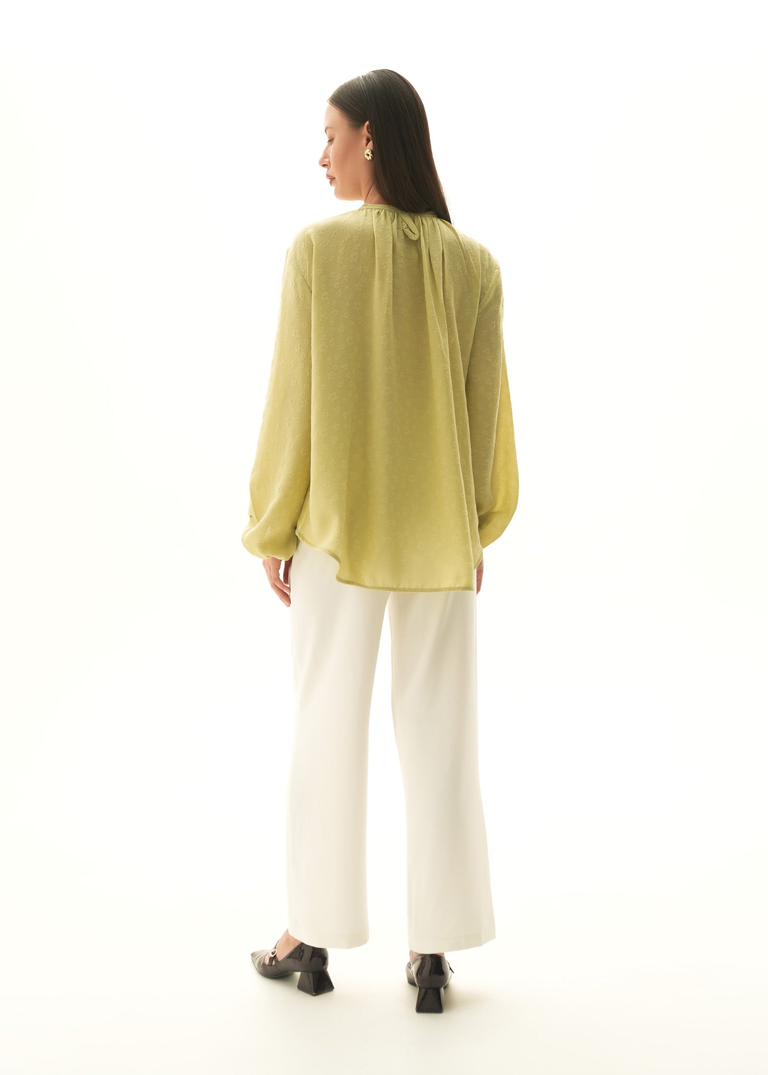 NishatUK - Green Solids  Polyester 1-piece ready to wear Top