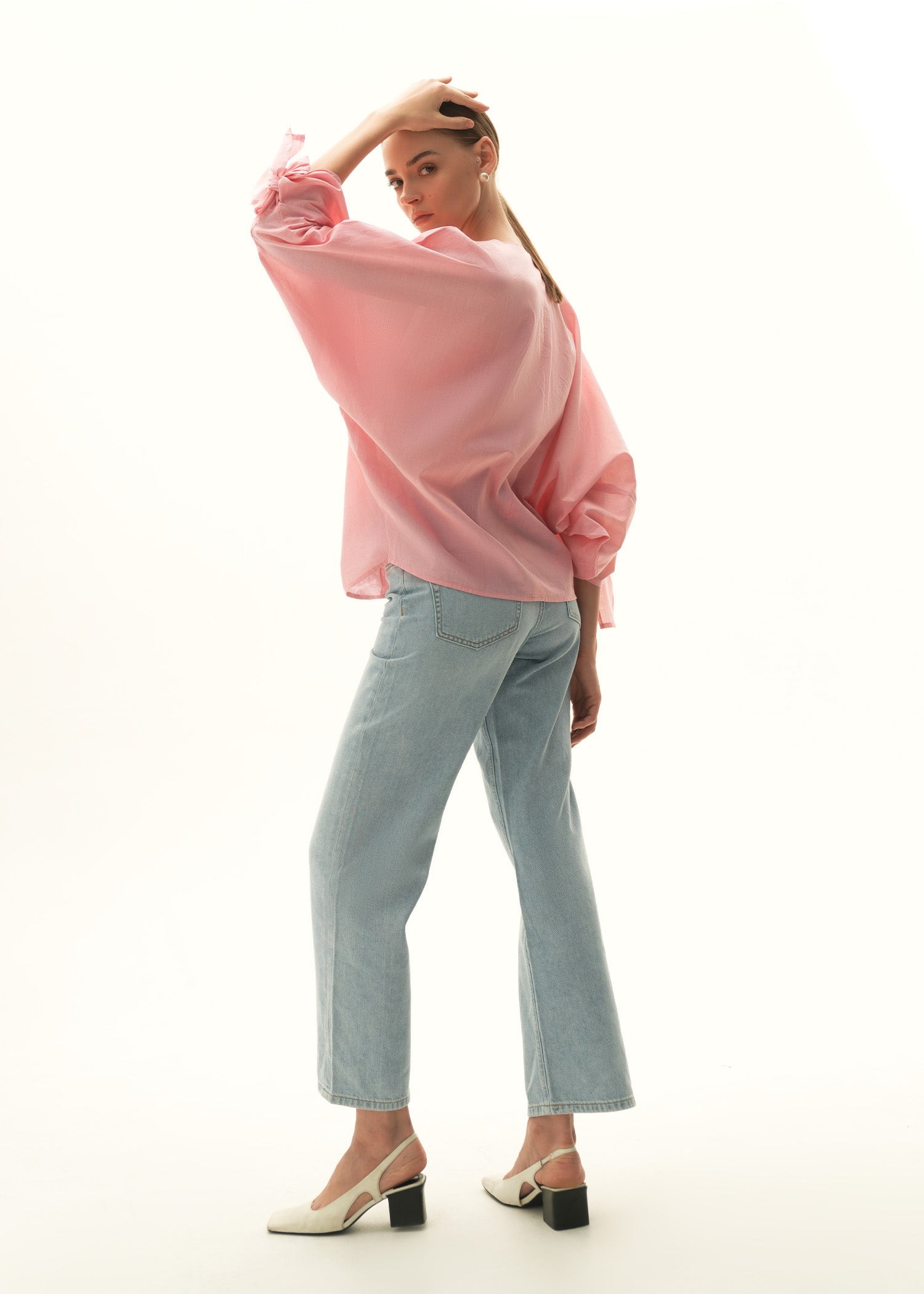 NishatUK - Pink Solids  Cotton 1-piece ready to wear Top