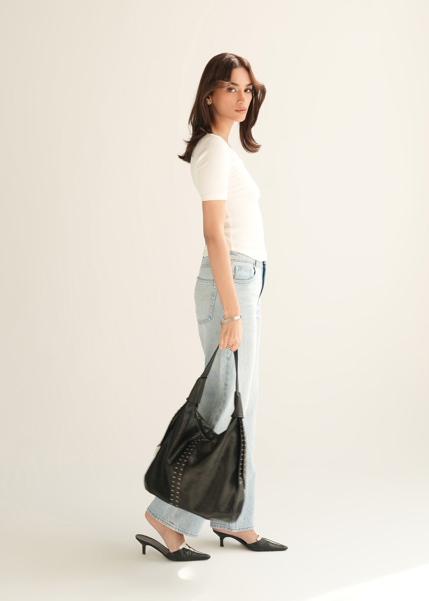 NishatUK - White Solids Cotton 1-piece ready to wear Top