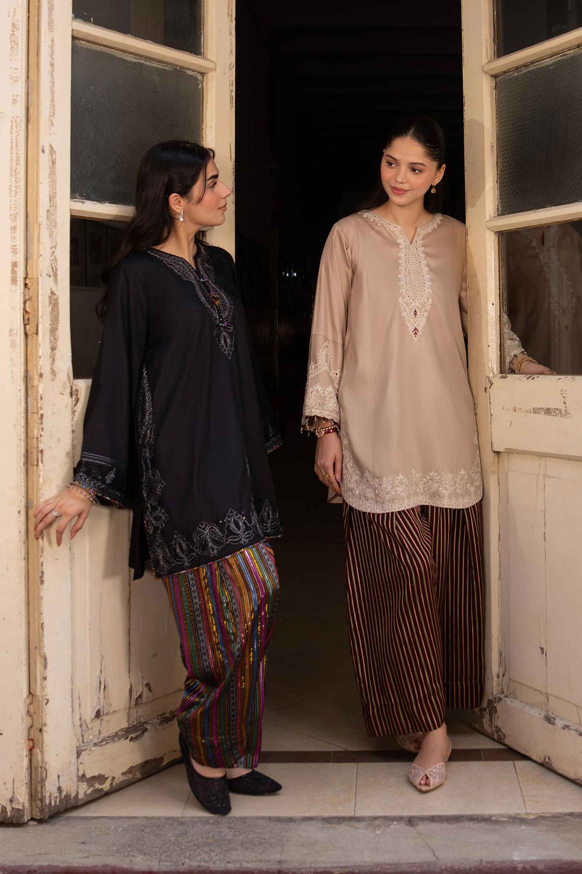 Nishat UK - Skin Embroidered Twill 2 Pieces ready to wear Dress