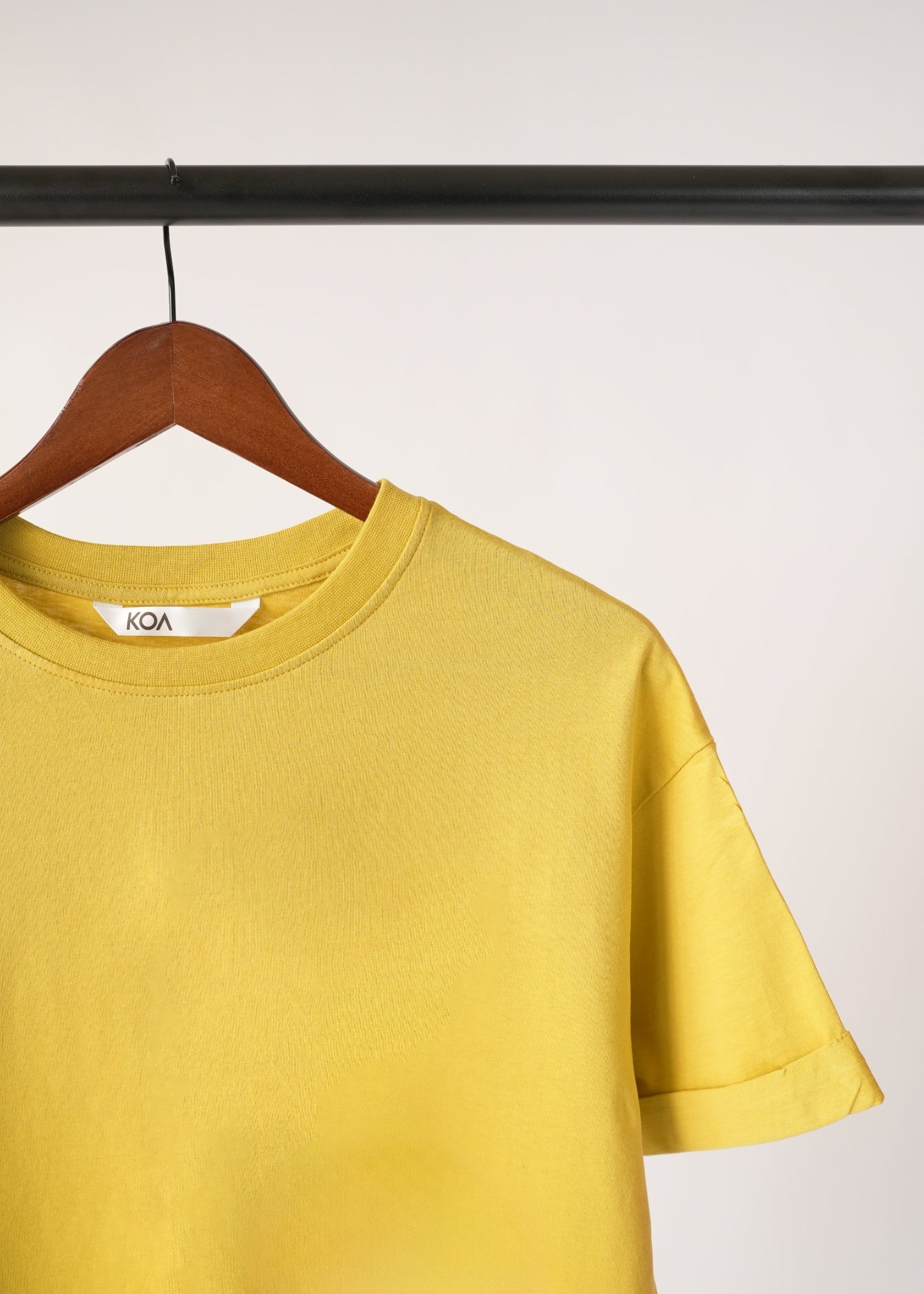 NishatUK - Mustard Solids  Cotton 1-piece ready to wear T-Shirt